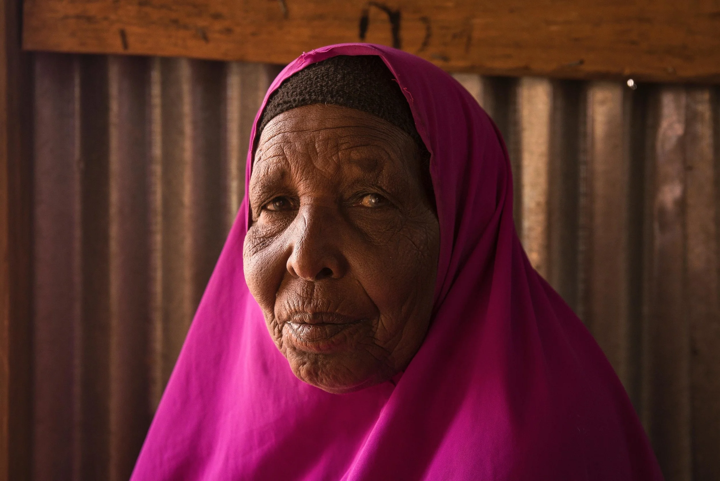 Former livestock herder, Halima Boute, 60, moved to Hadado Town in Northern Kenya after most of her goats and sheep died in an earlier drought. Still, she said the current situation is even more difficult than anything before.