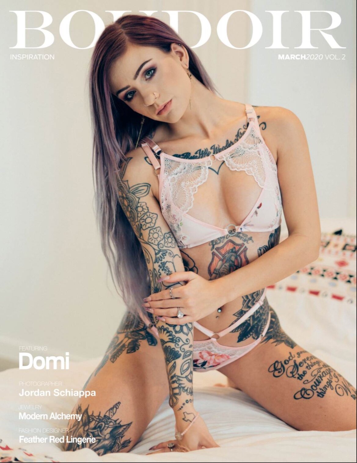 Cover - Boudoir Inspiration Magazine - February 2020