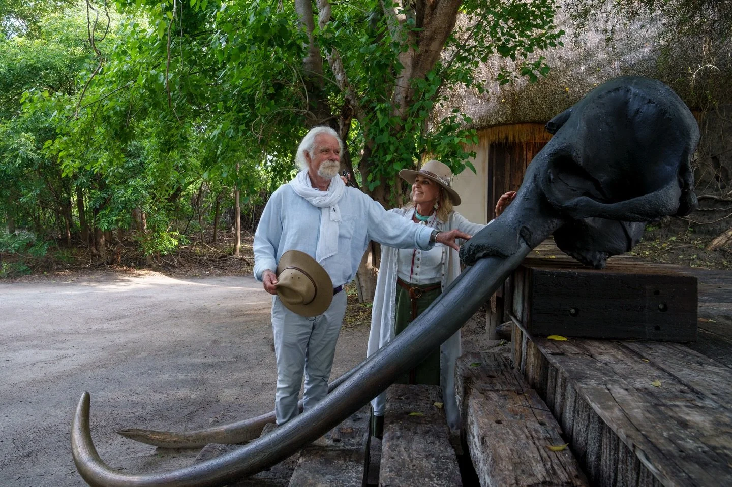 &ldquo;Paying homage to the great things in life is what drives us. The life sized bronzes that we had commissioned, respect the real life elephants that we are losing every day to trophy hunters, eager to display real ivory instead of bronze sculptu