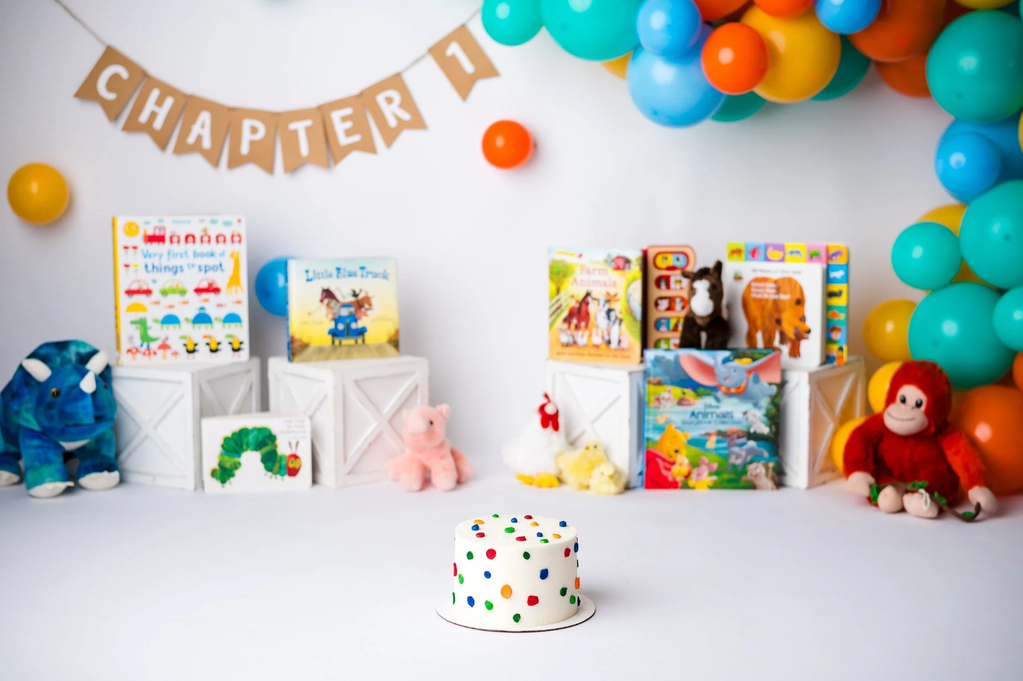 And look at this cute cake by @batterbabiescakery ! It was perfect for this First Chapter Cake Smash Session theme

 #oklahomaphotographer #okcphotographer #edmondphotographer #photographer #oneyearold #friscophotographer #dentonphotographer #cakesma