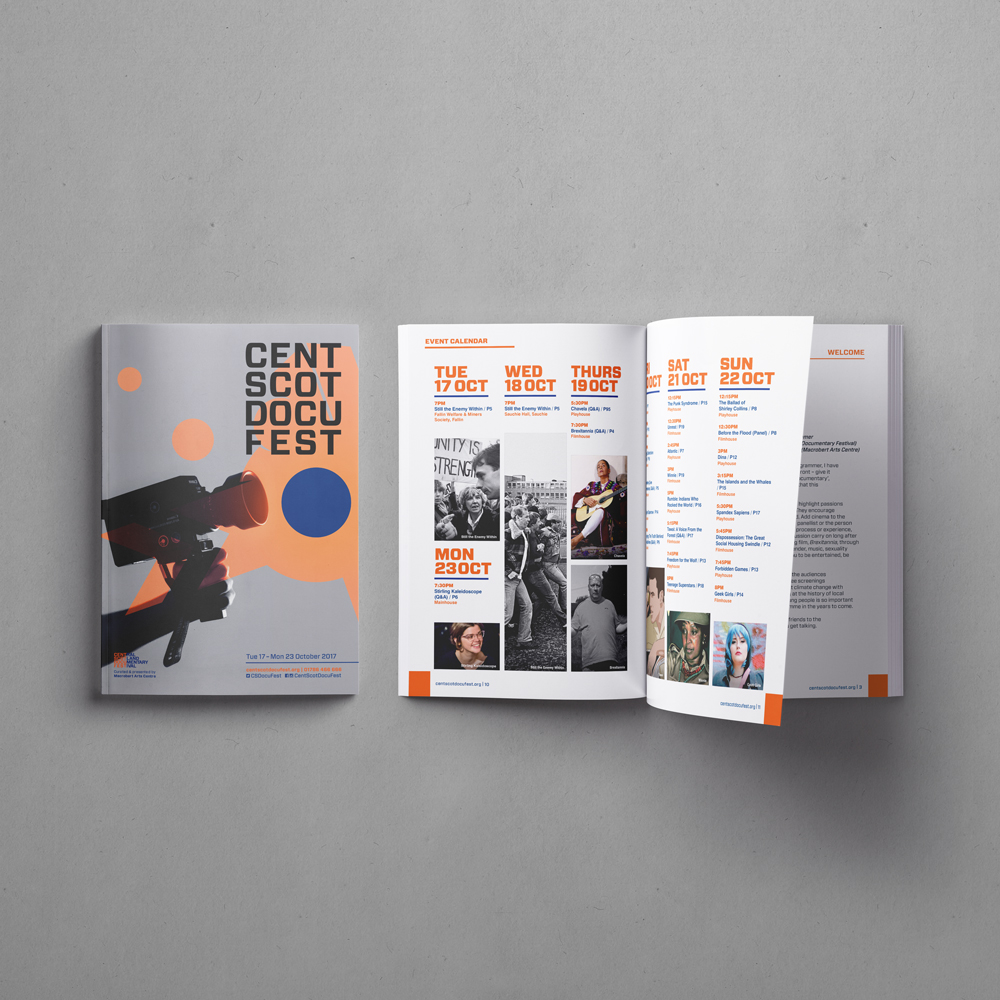 Central Scotland Documentary Festival Brochure