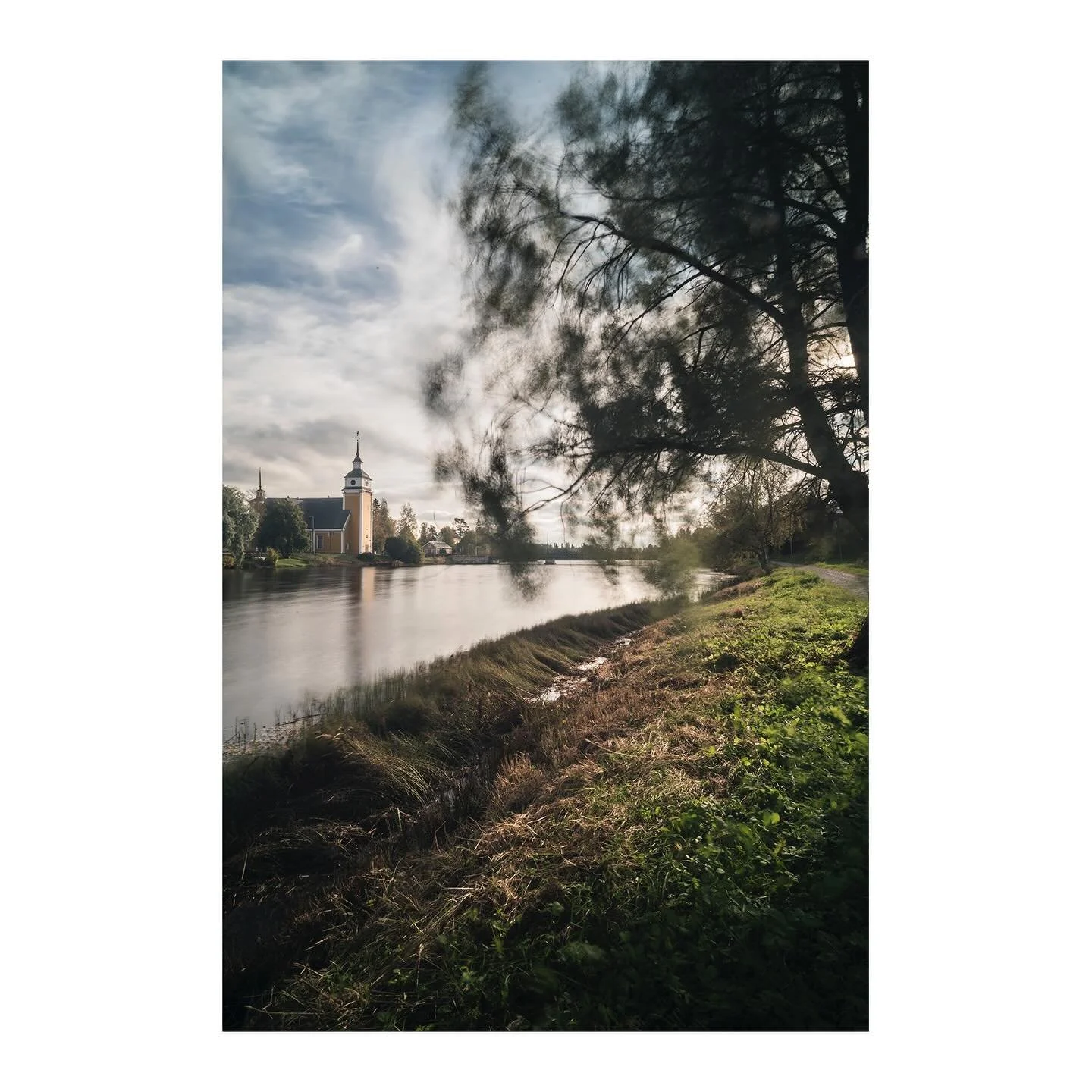 #wind #church #river