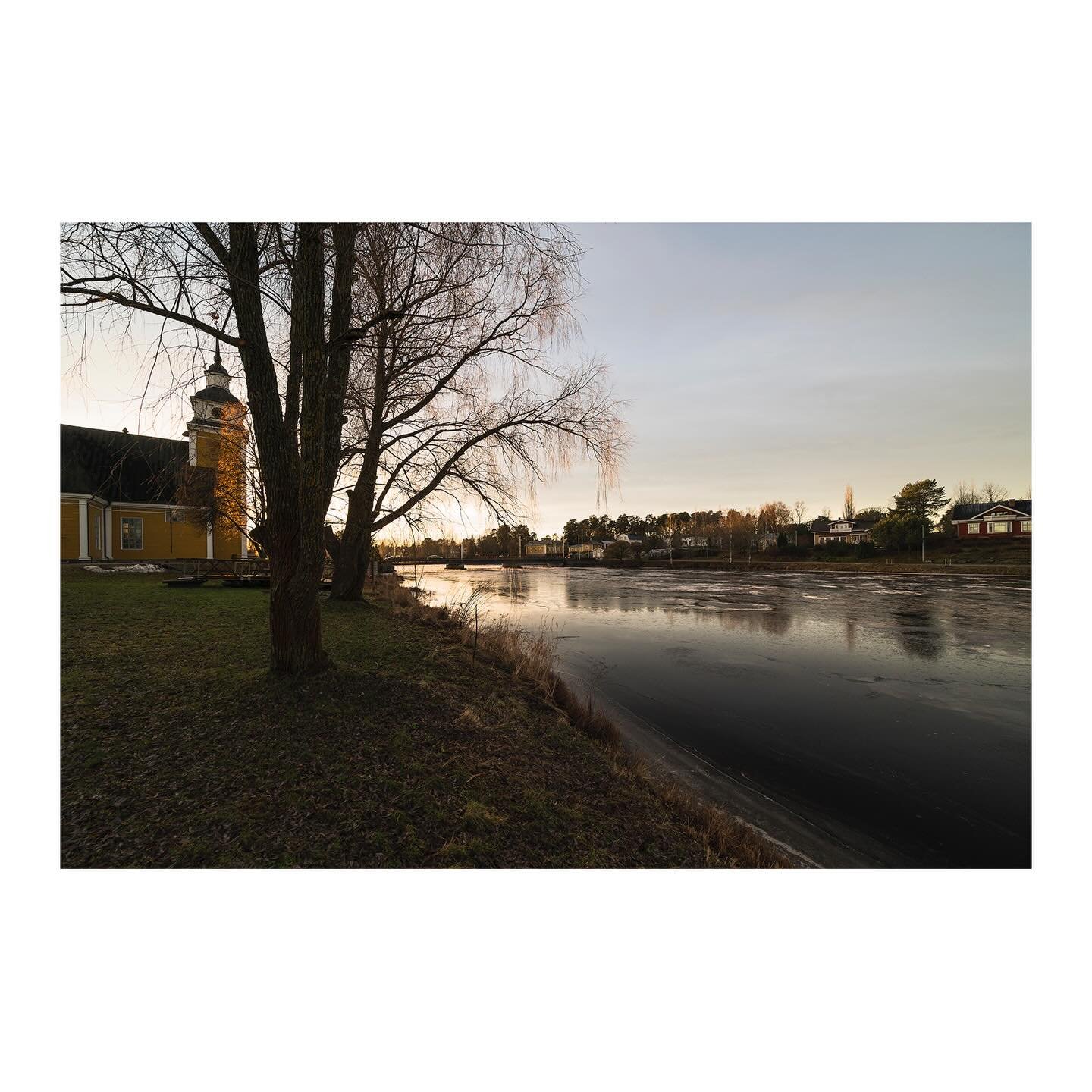 #winter #afternoon #sunset