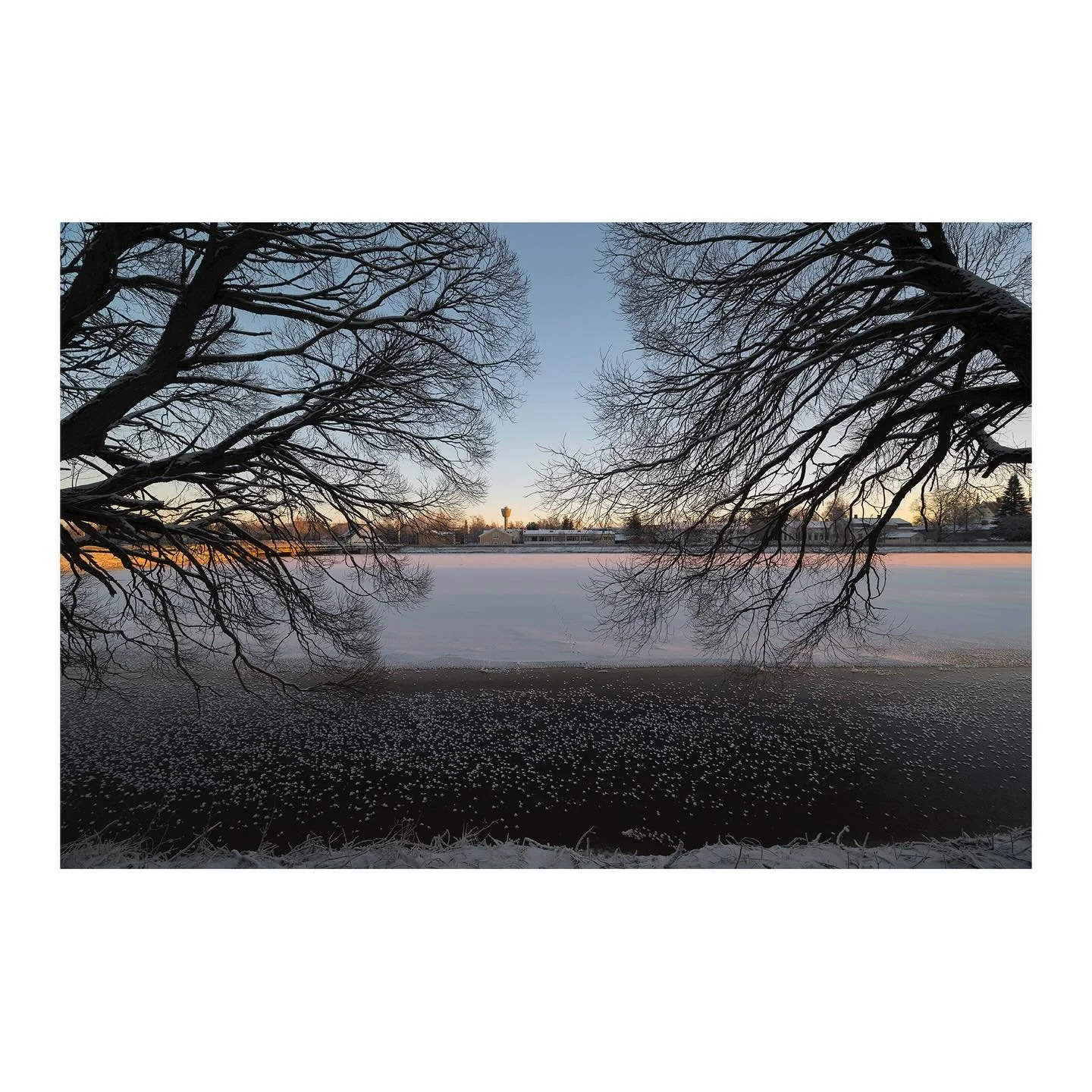 #afternoon #winter #sunset