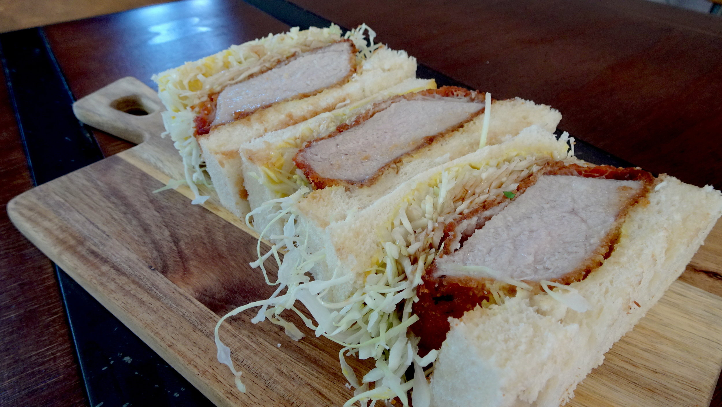 Cafe Kentaro Surry Hills Sydney Cafe Kentaro Surry Hills Sydney Pork Katsu sandwich