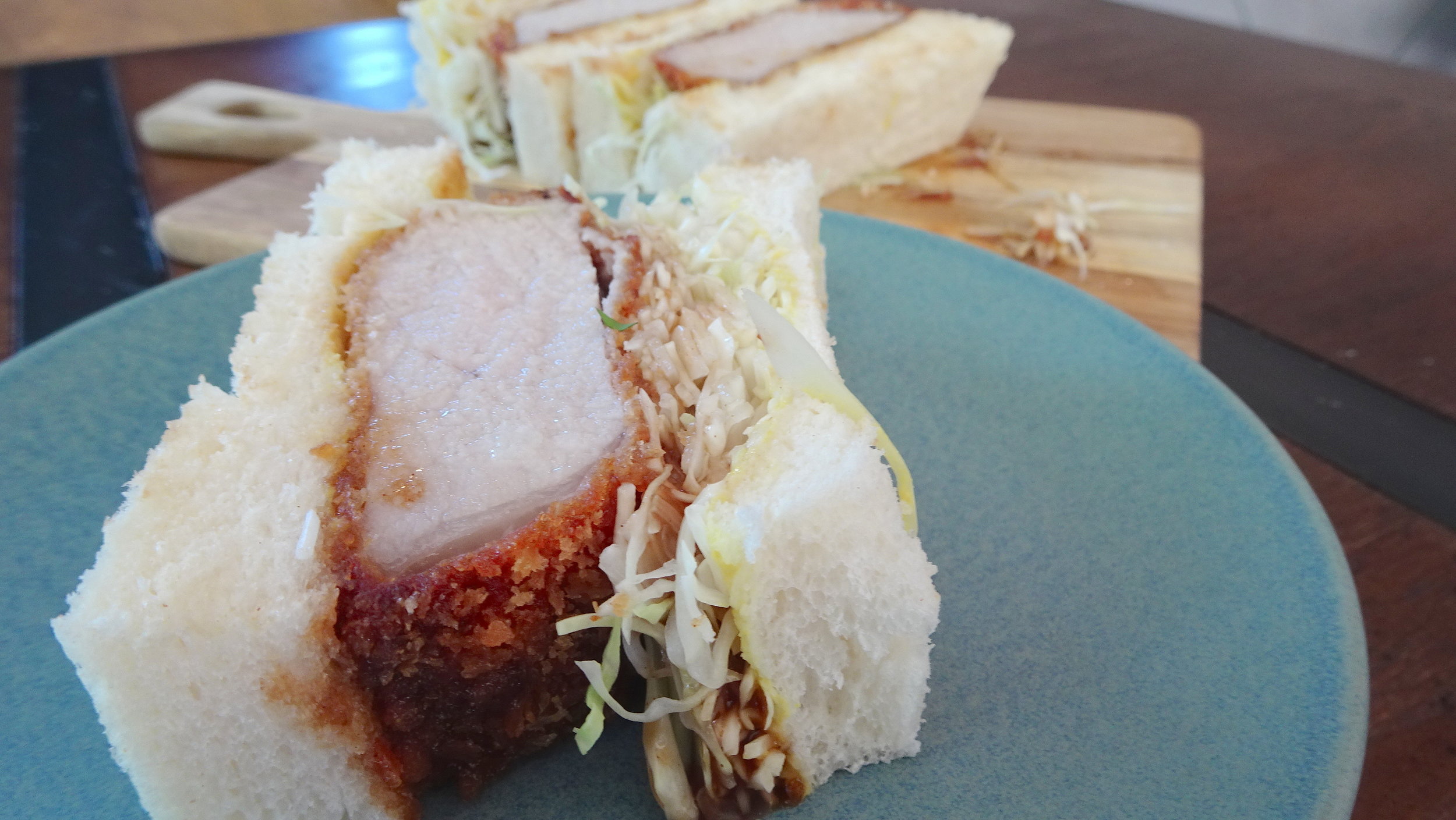 Cafe Kentaro Surry Hills Sydney Pork Katsu sandwich