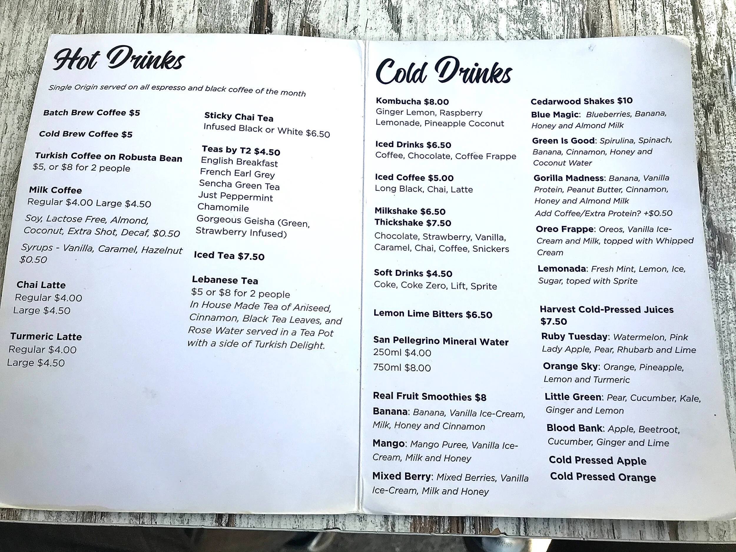 CEDARWOOD CAFE WAHROONGA, SYDNEY — Sir and M'lady Dine Out Sydney