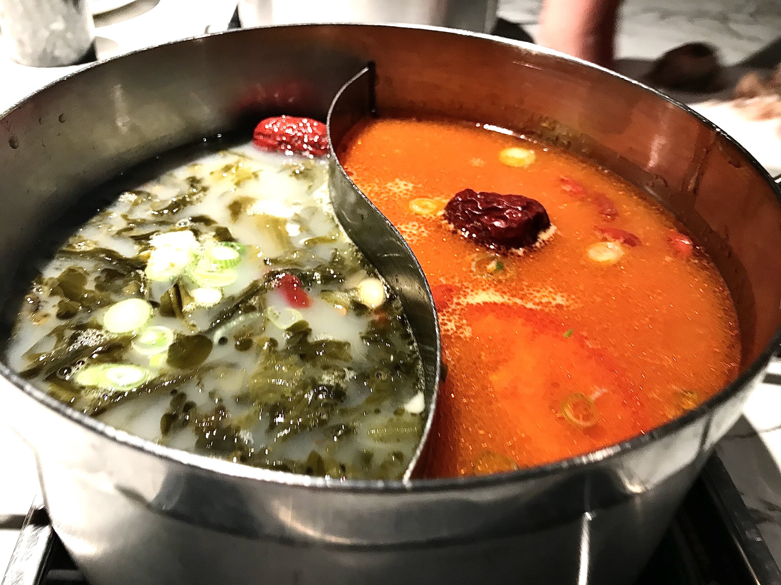 Split hotpot - Picture of Yuxiang Mini Hot Pot, Sydney - Tripadvisor