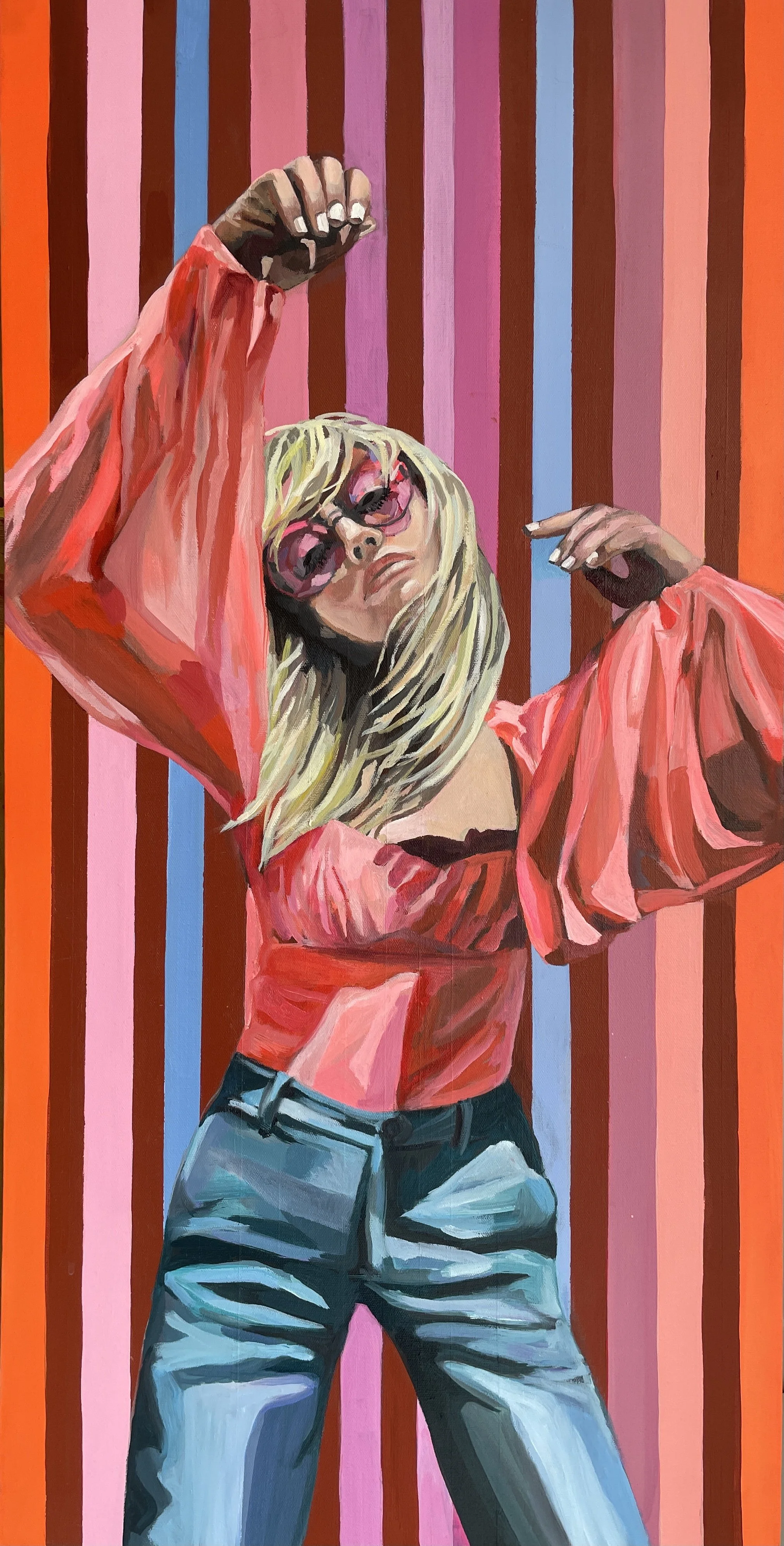  acrylic and oil on canvas, 18 x 36  contact for pricing 