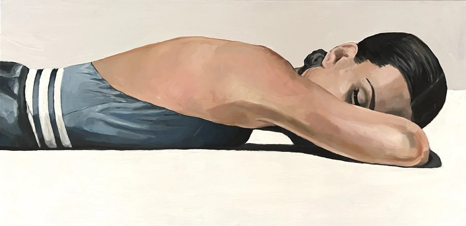  acrylic and oil on canvas, 15 x 30 in.  PRIVATE COLLECTION  
