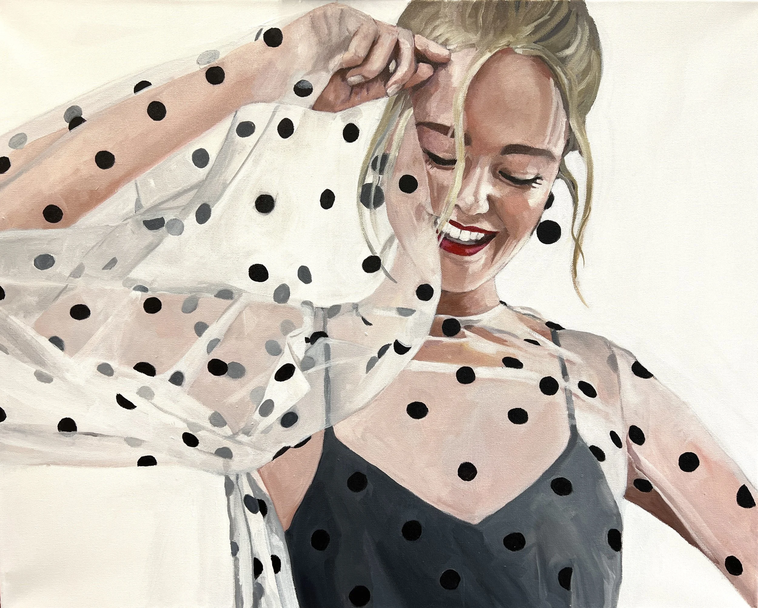 acrylic and oil on canvas, 20 x 30 in.