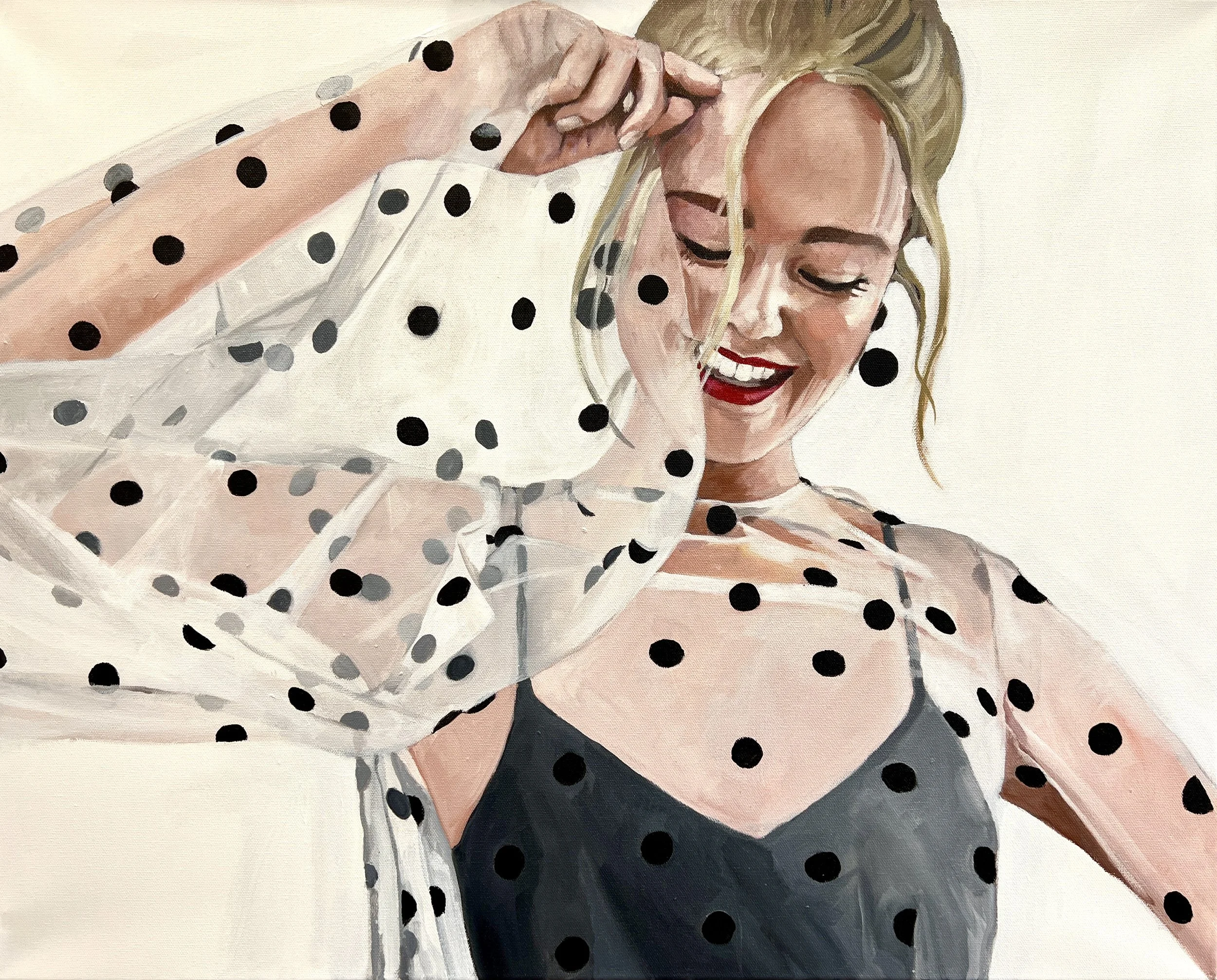 BLACK POLKA DOTS