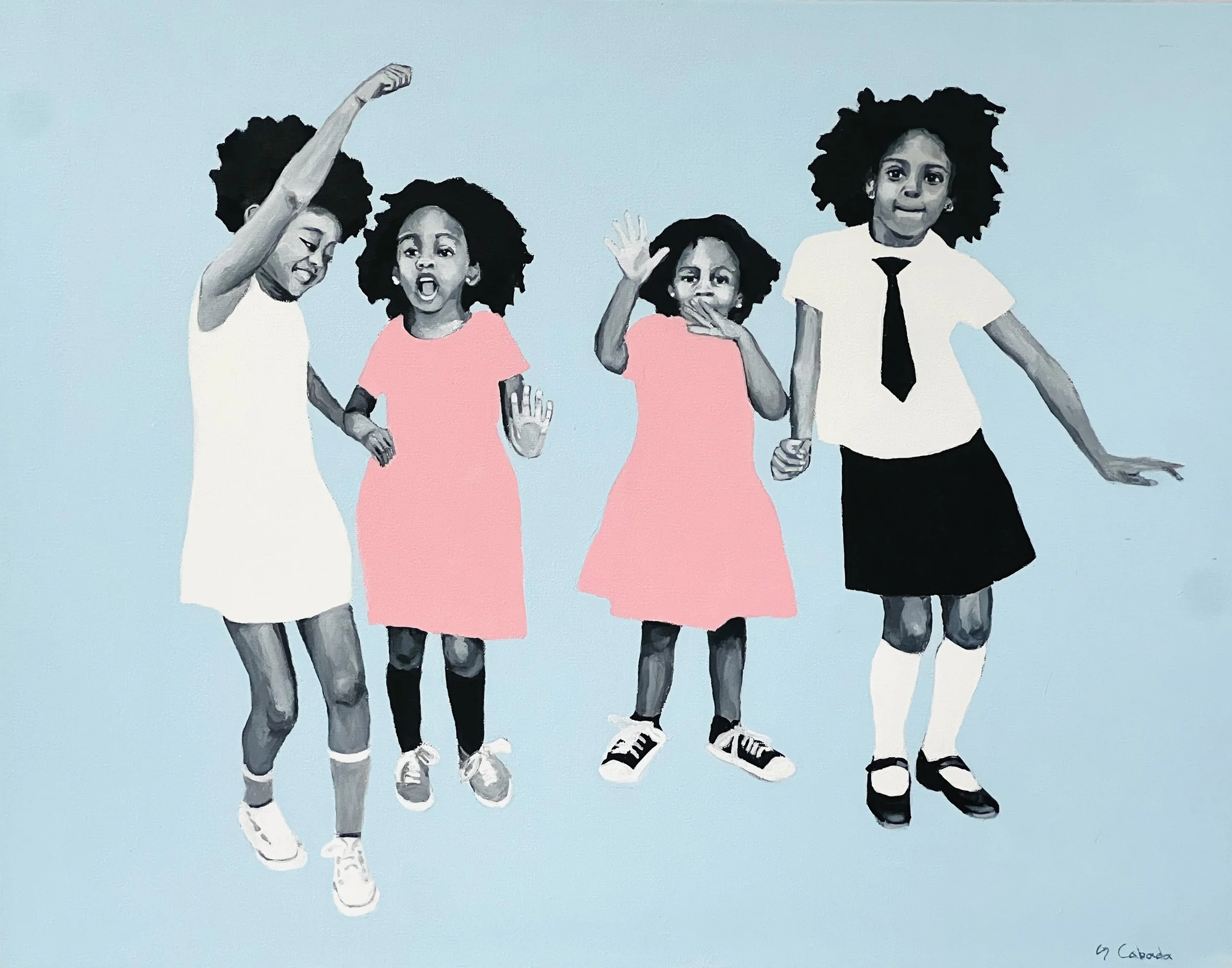 acrylic on canvas, 22 x 28 in.