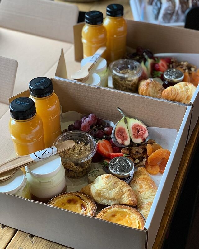 Our Picnic boxes ready to go this weekend! We are making some final touches but we will be releasing a Father&rsquo;s Day picnic box on Thursday to pre order for Dads weekend, back soon with more details! 👀 💙