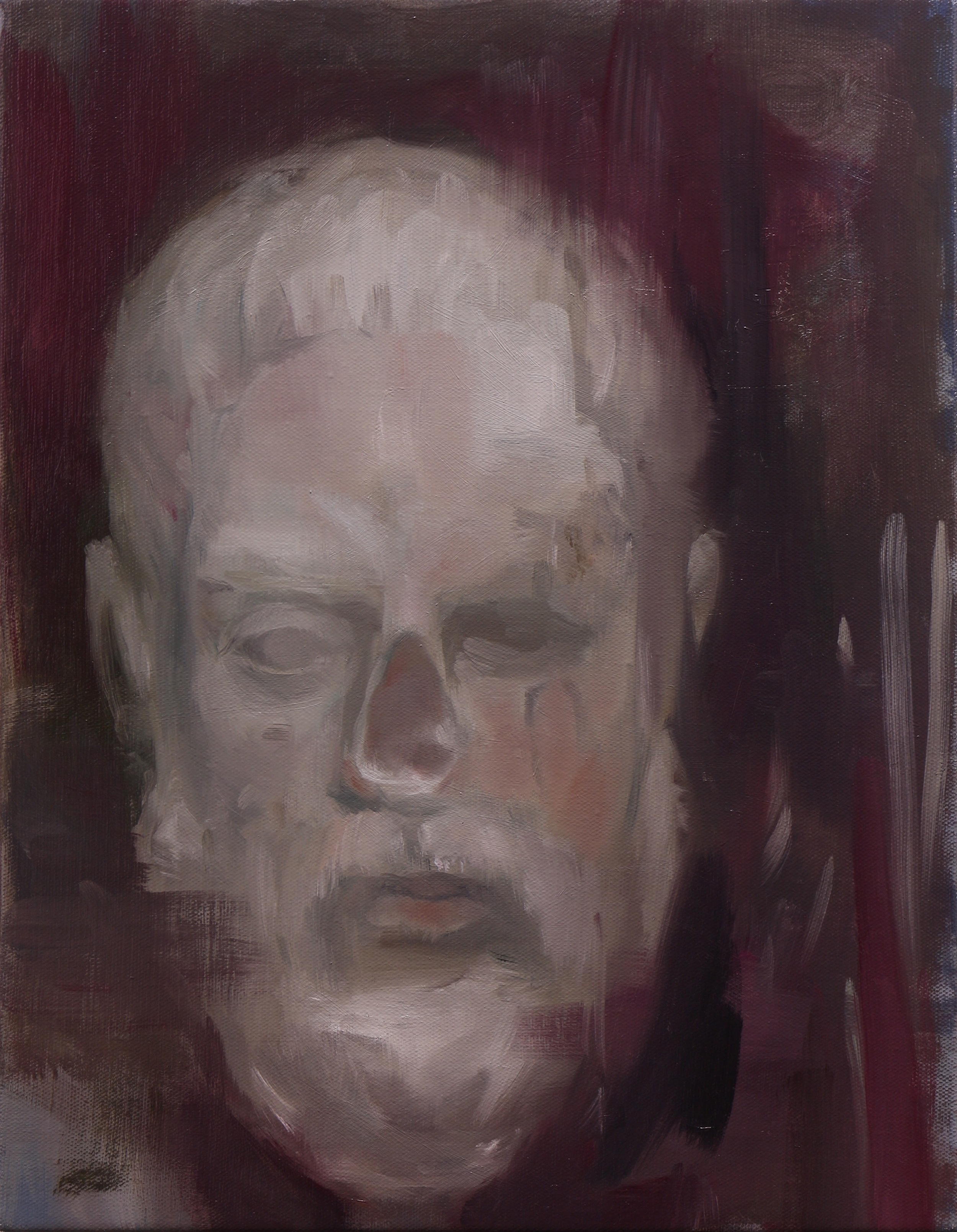 The Example, Oil on linen, 50 x 40cm, 2015