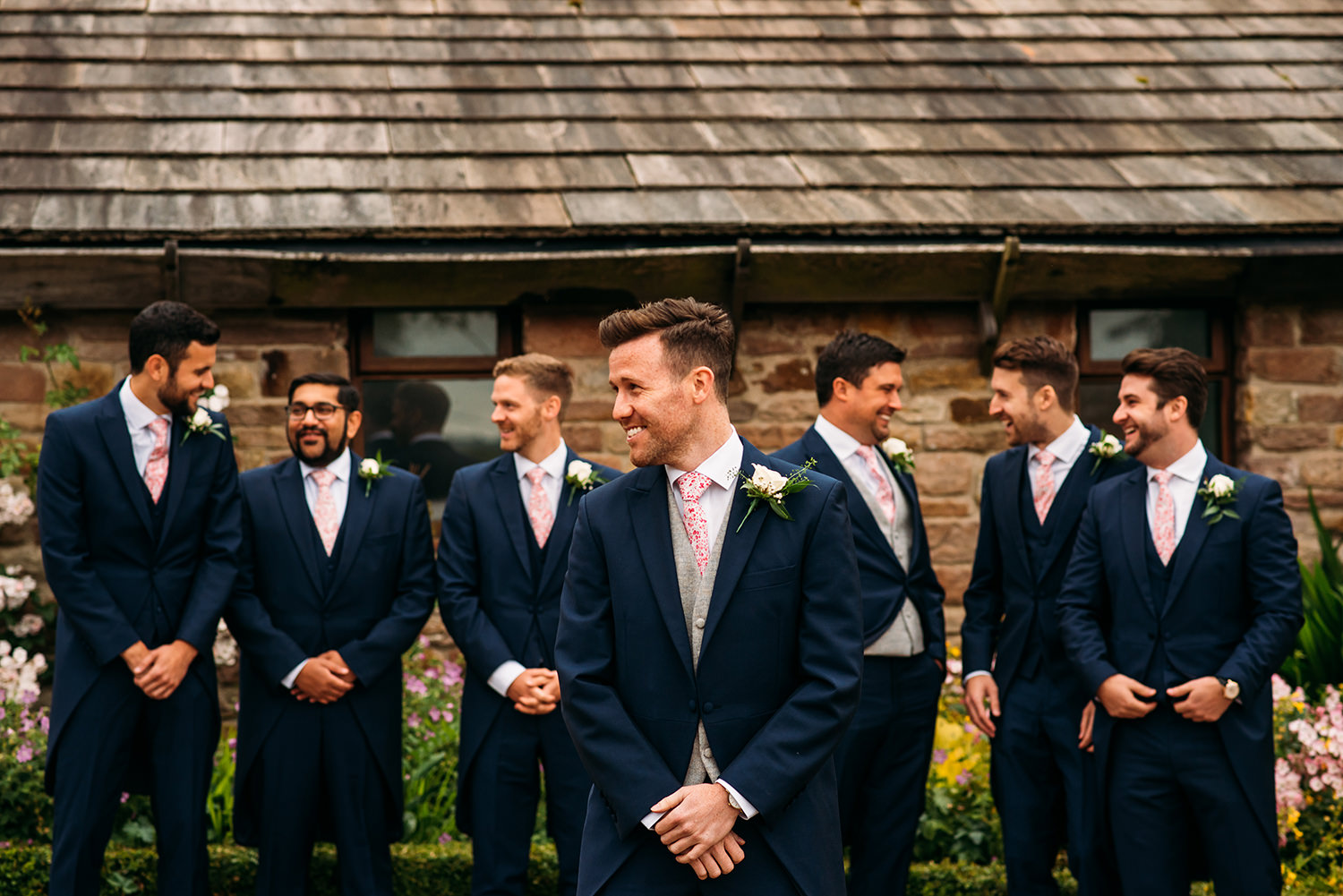  colour photo of groomsmen 