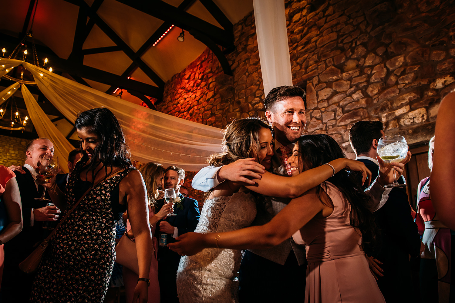 colour photo on dancefloor