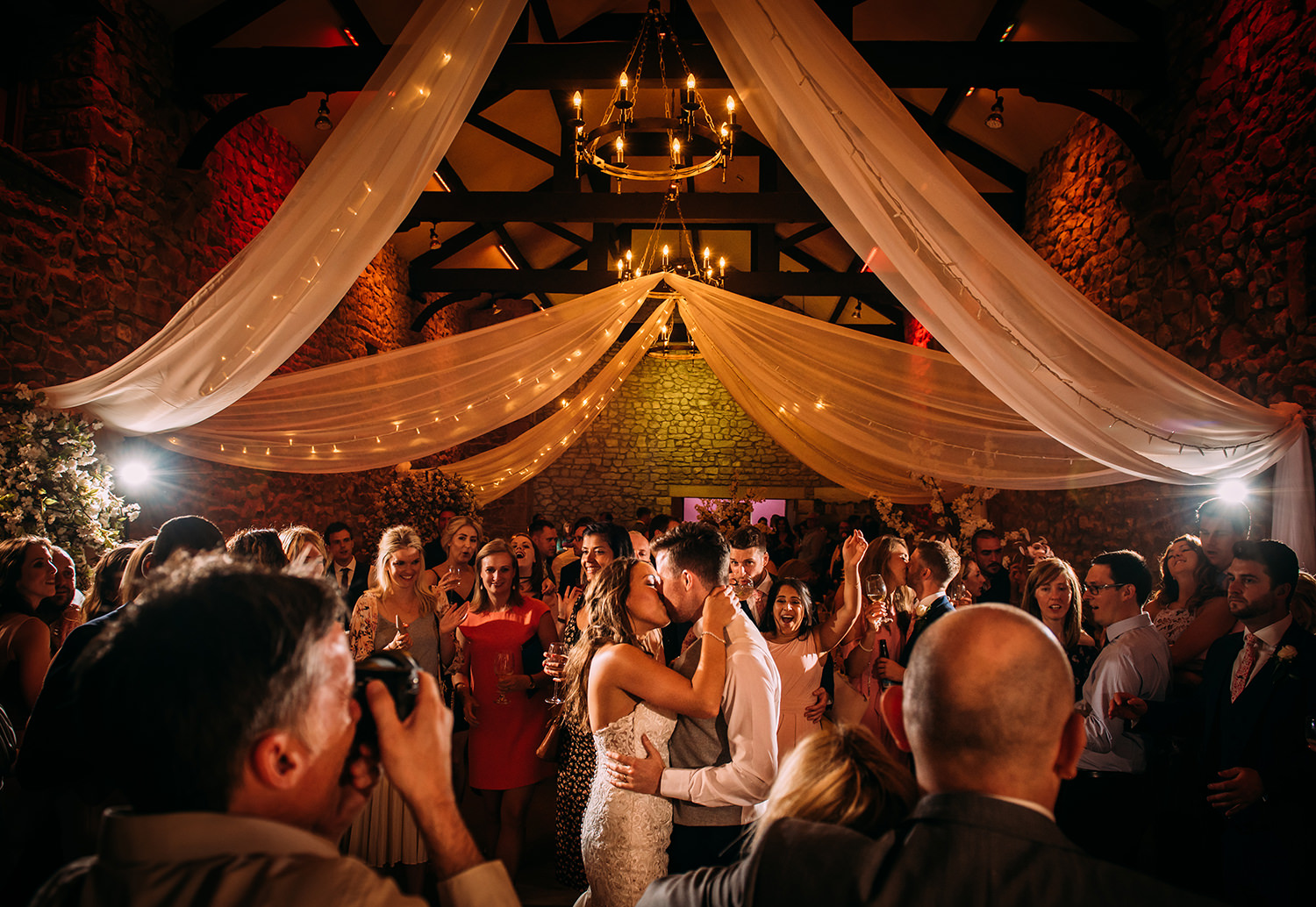colour photo on dancefloor