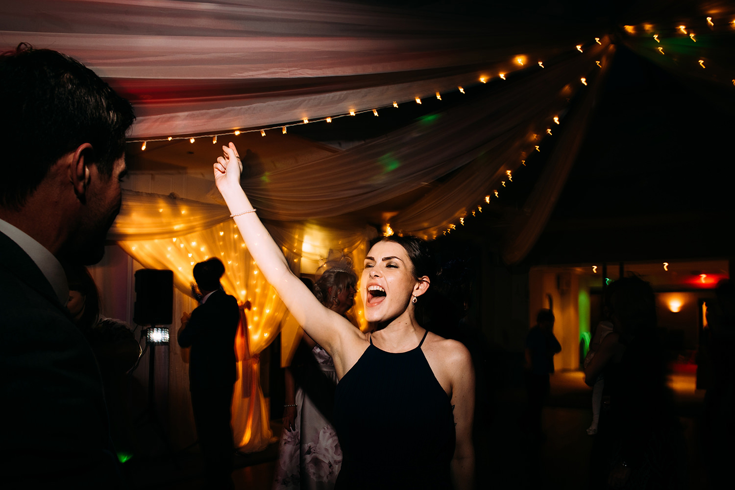  girl partying on the dancefloor 