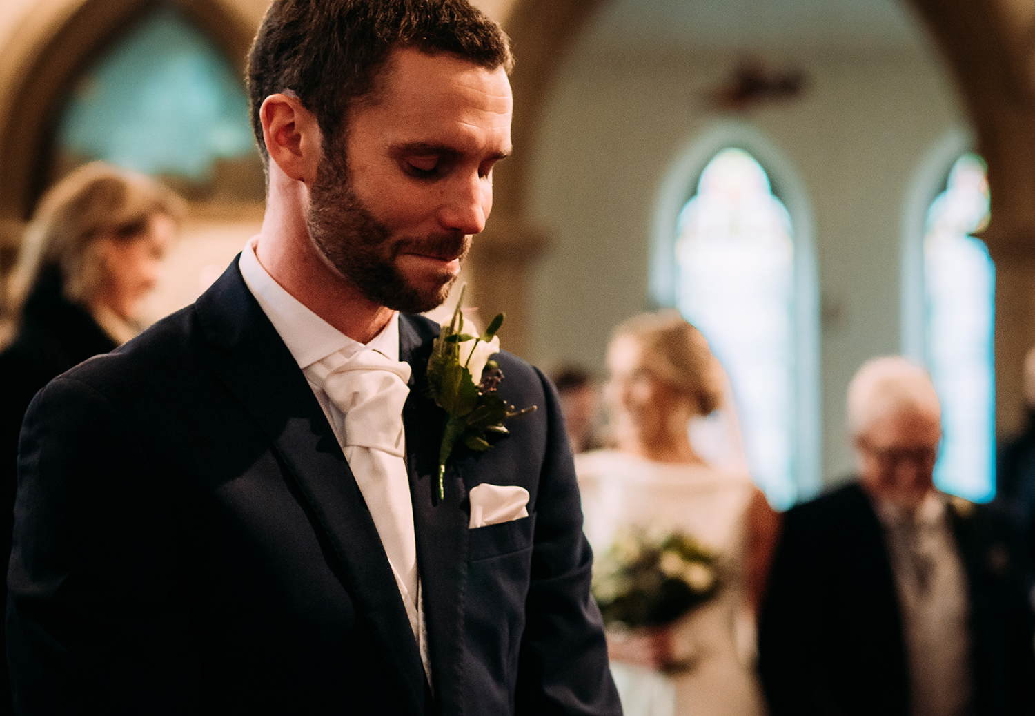  nervous/proud groom 