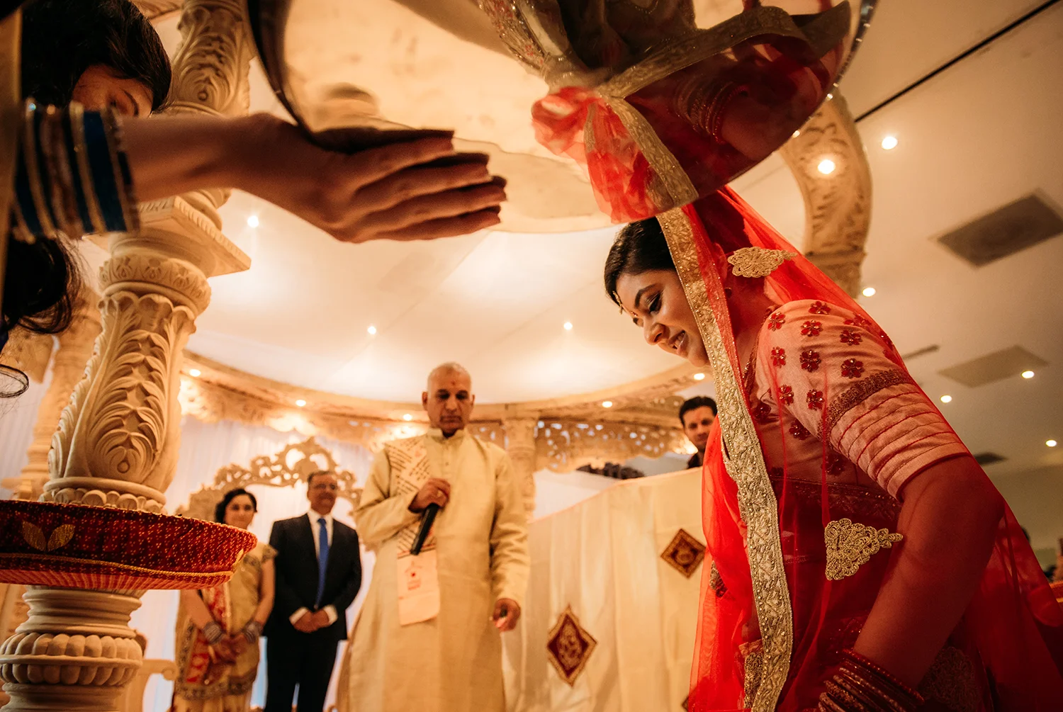 arrival of the bride