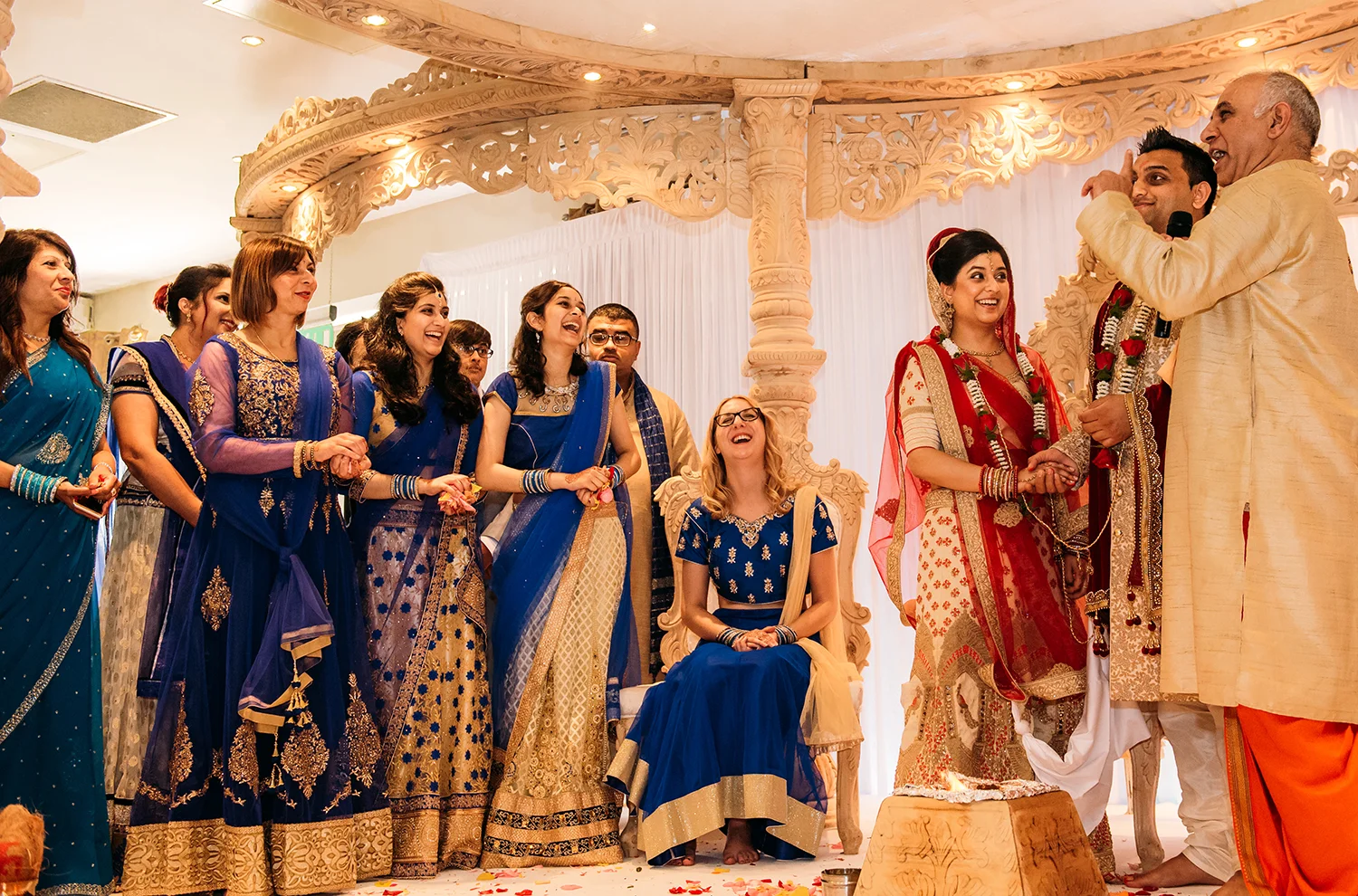 bride and bride’s family