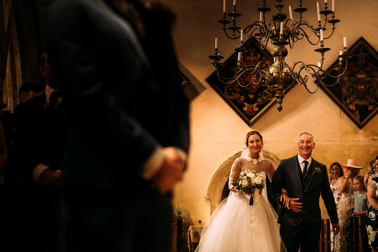  bride and father 