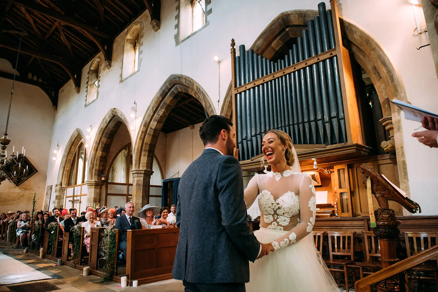 big smile - just married
