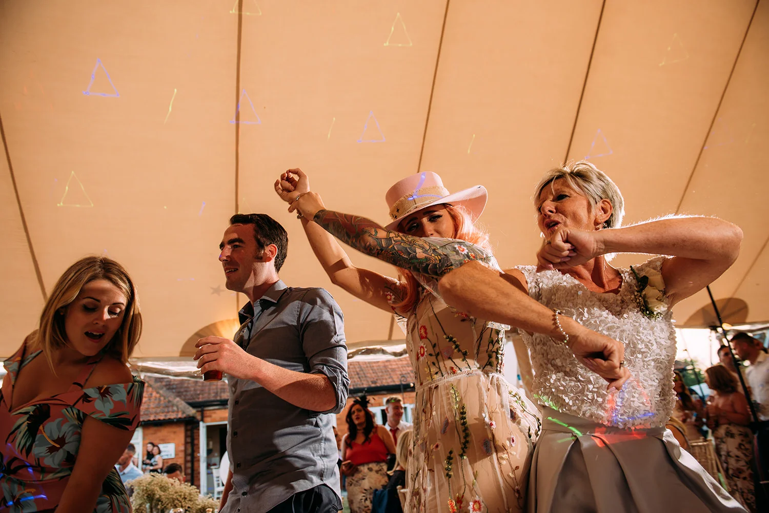 guests dancing