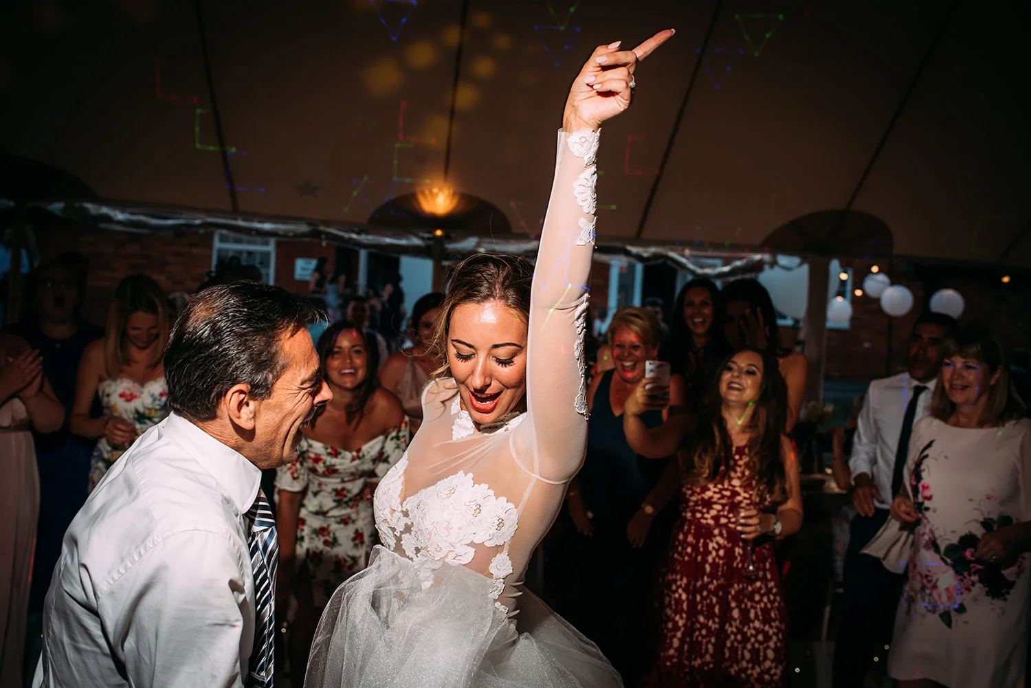 bride dancing
