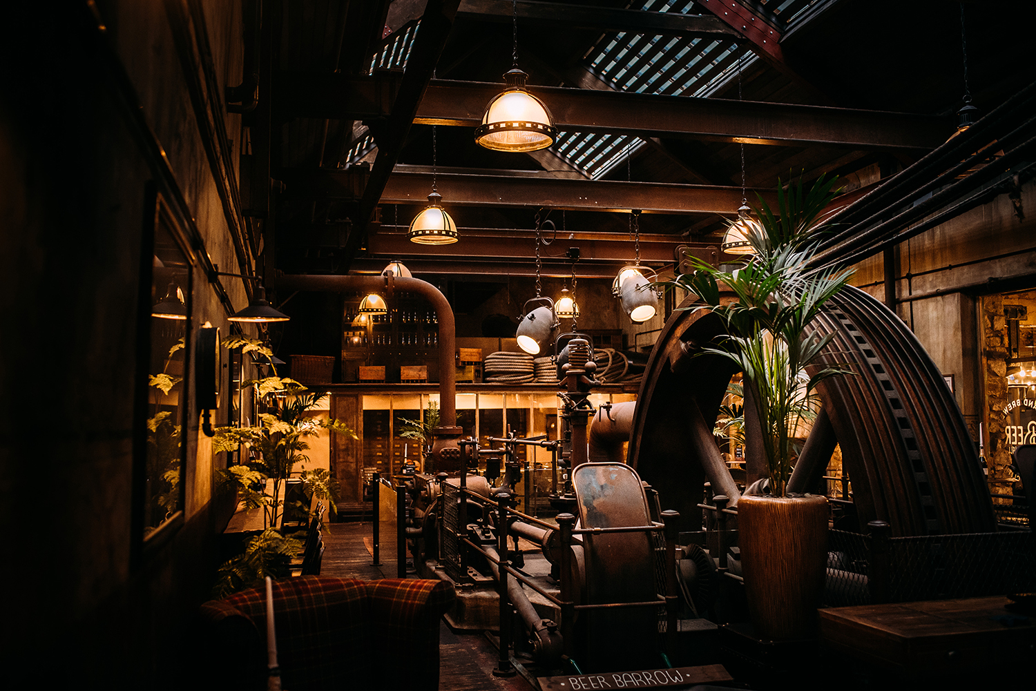 The engine room at Holmes mill
