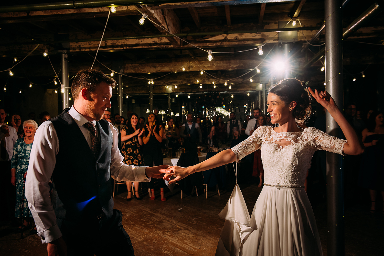 wider fun first dance shot