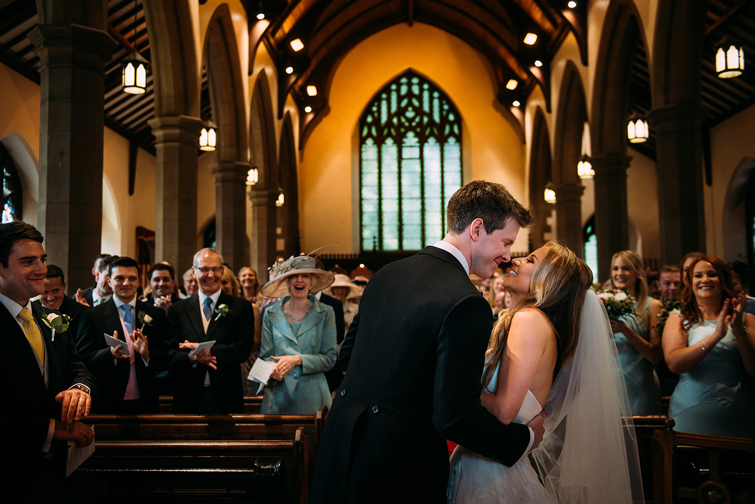  first kiss in church 