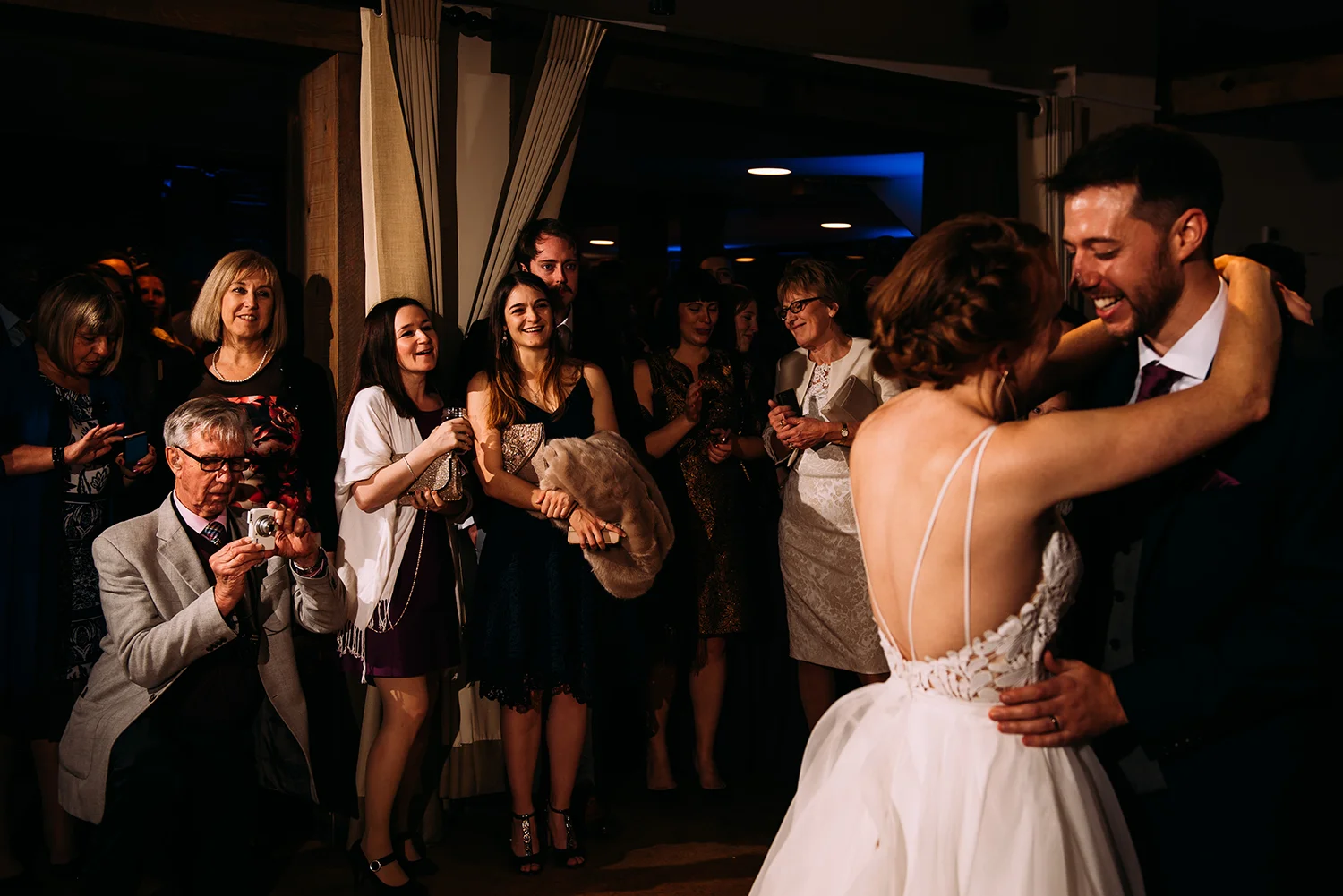 guests watching the first dance