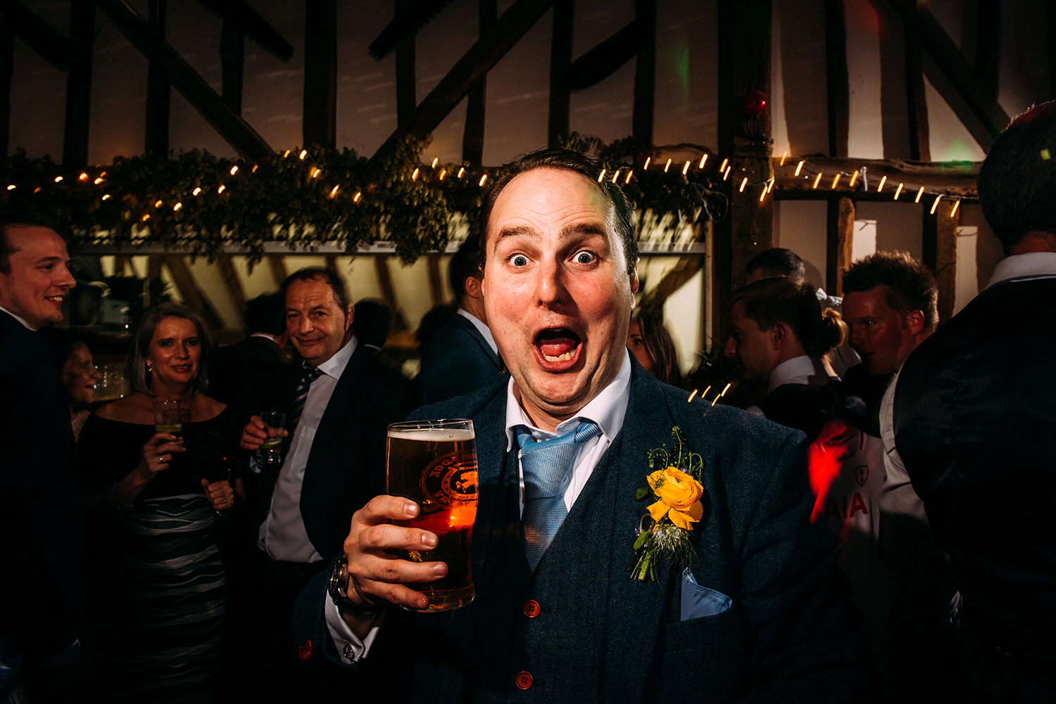best man with a pint