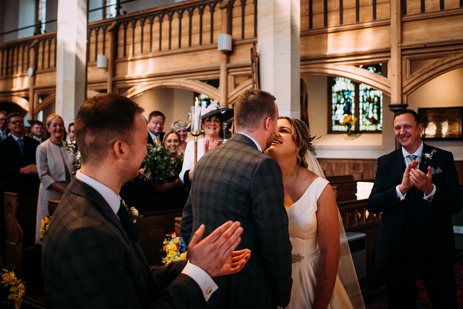 the first kiss in church