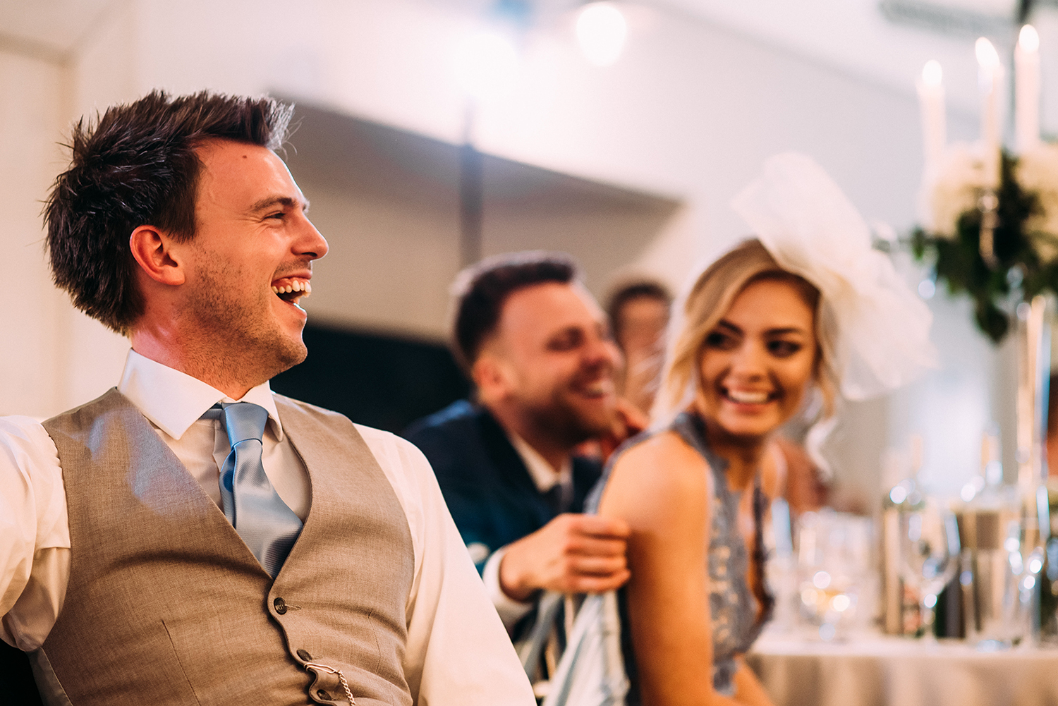 guests laughing