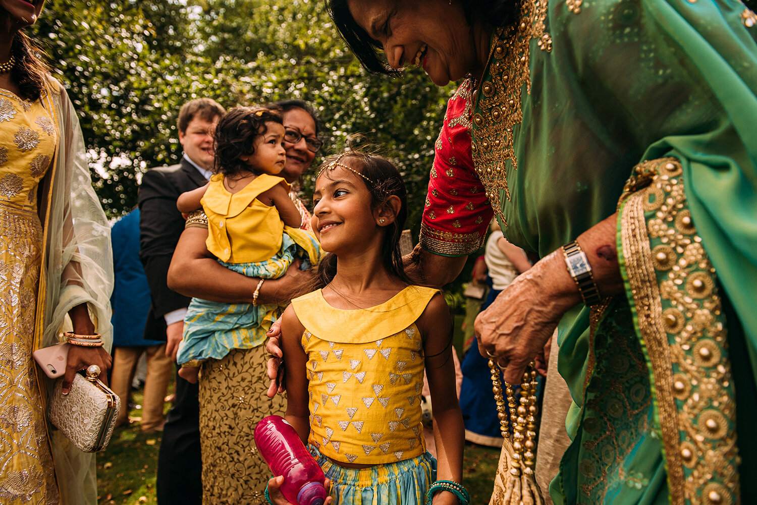  Indian wedding guests 