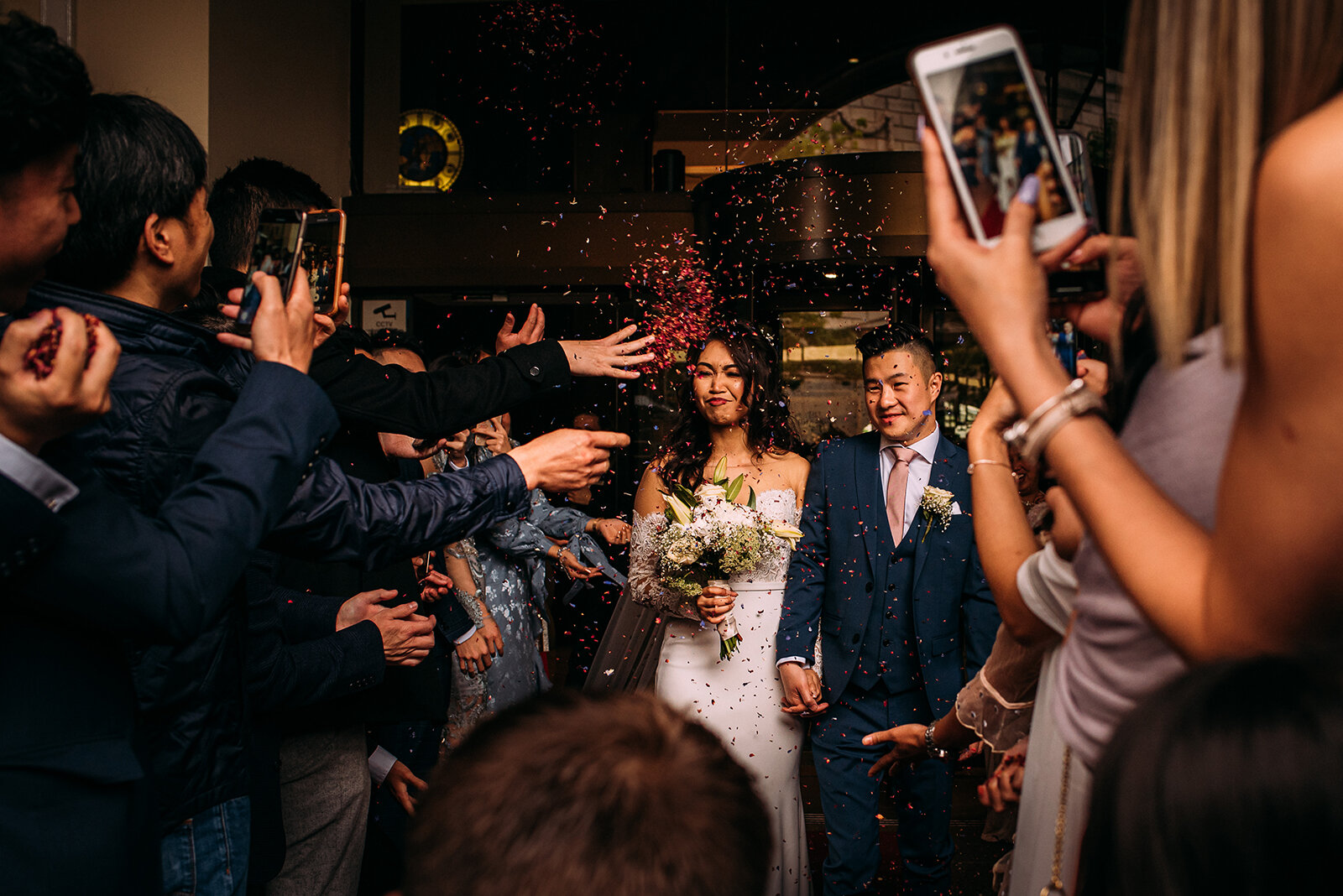 confetti at the Midland hotel.