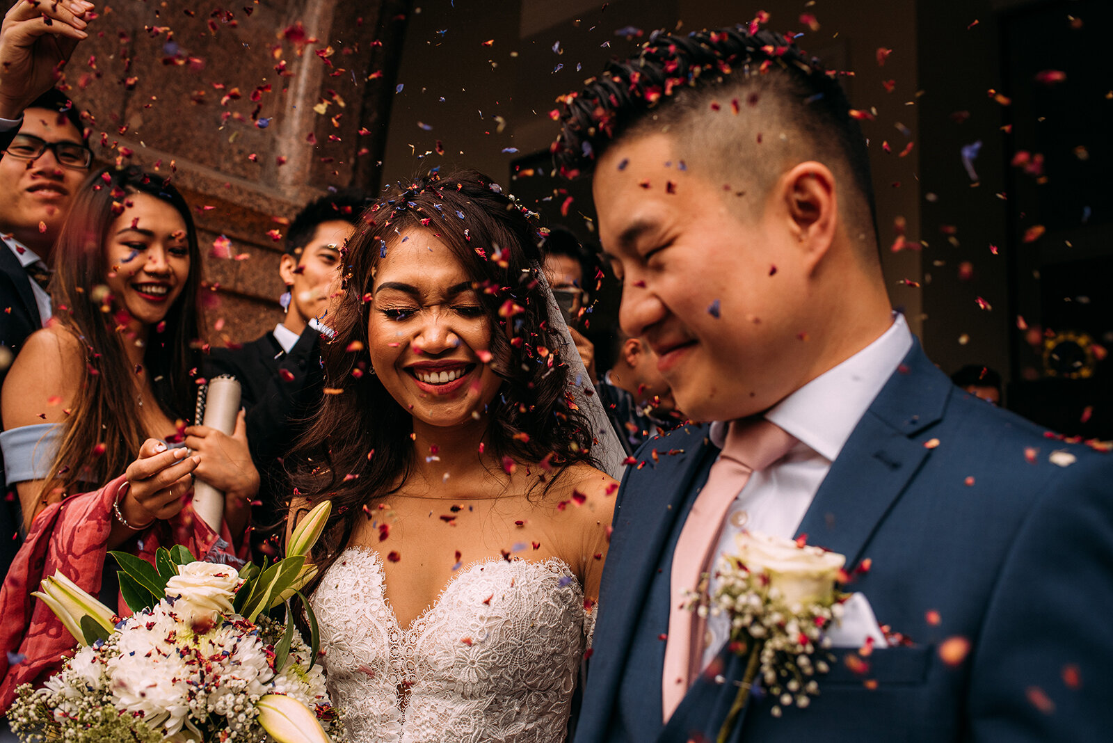 confetti at the Midland hotel.
