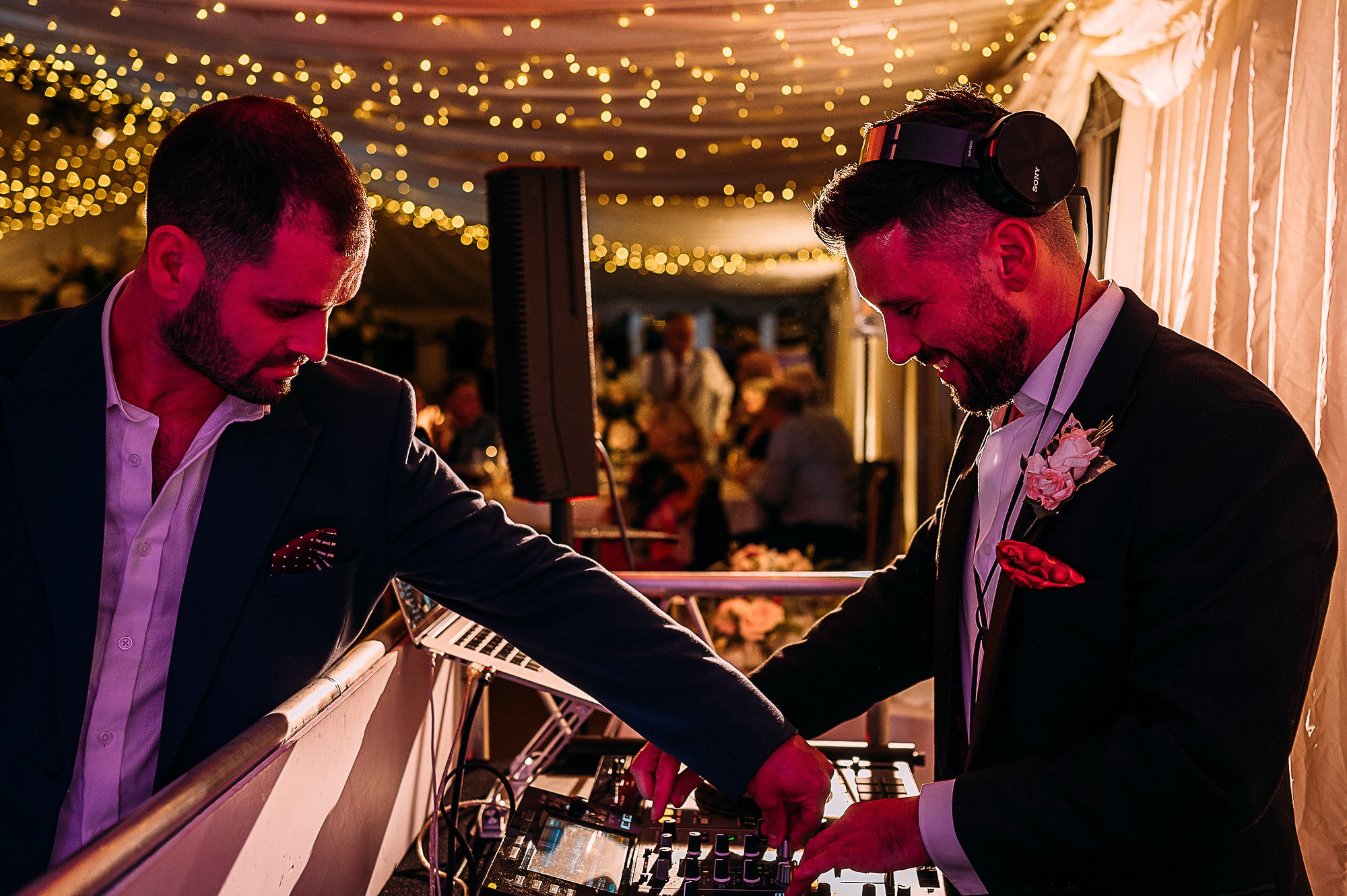  Famous DJ Danny Howard on the decks at this wedding. 