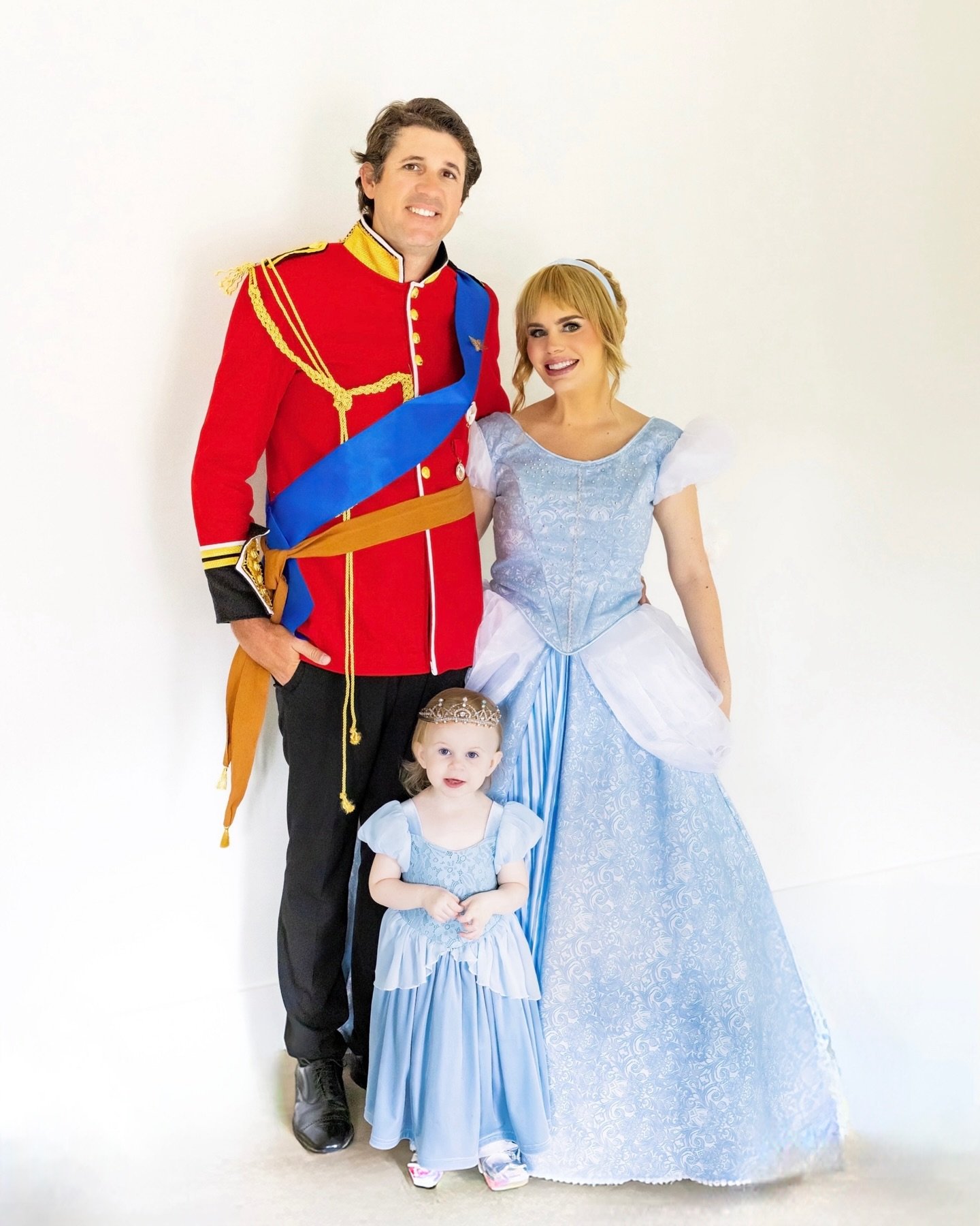 Happy Halloween 🎃 👻 💀 Love, Cinderella, Baby Cinderella and Prince Charming. 

Hair and Makeup: @beautybabesmuah 
Photo: @chelseymartin_photography
