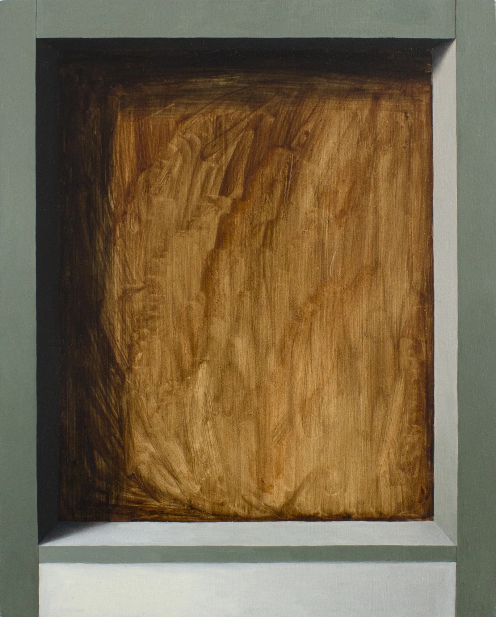 Exposed Interior No. 1 2017 Oil on wood panel 10 x 8 in