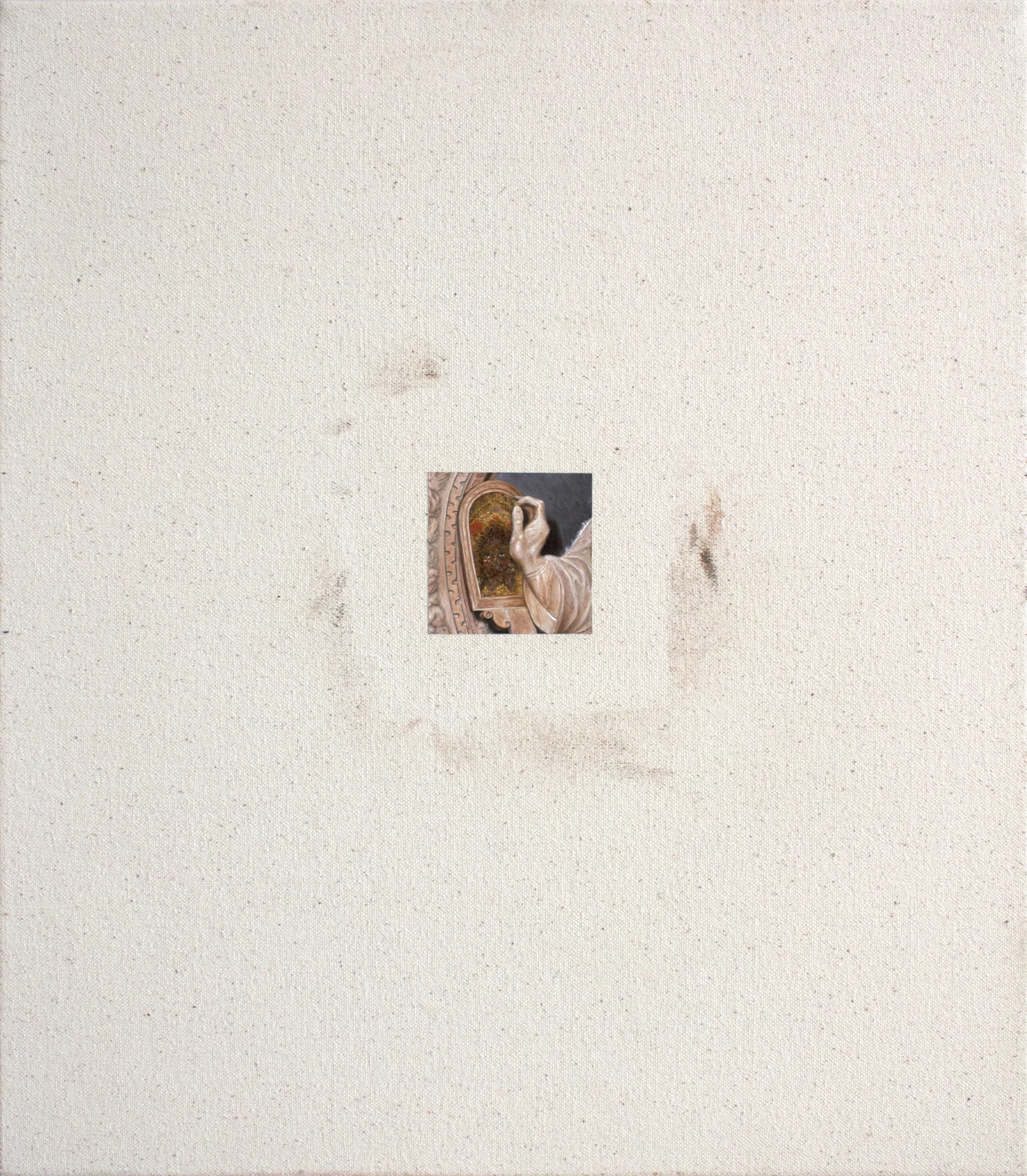Giotto's Hand (After Maiano) 2017 Oil on canvas 15 x 13 in
