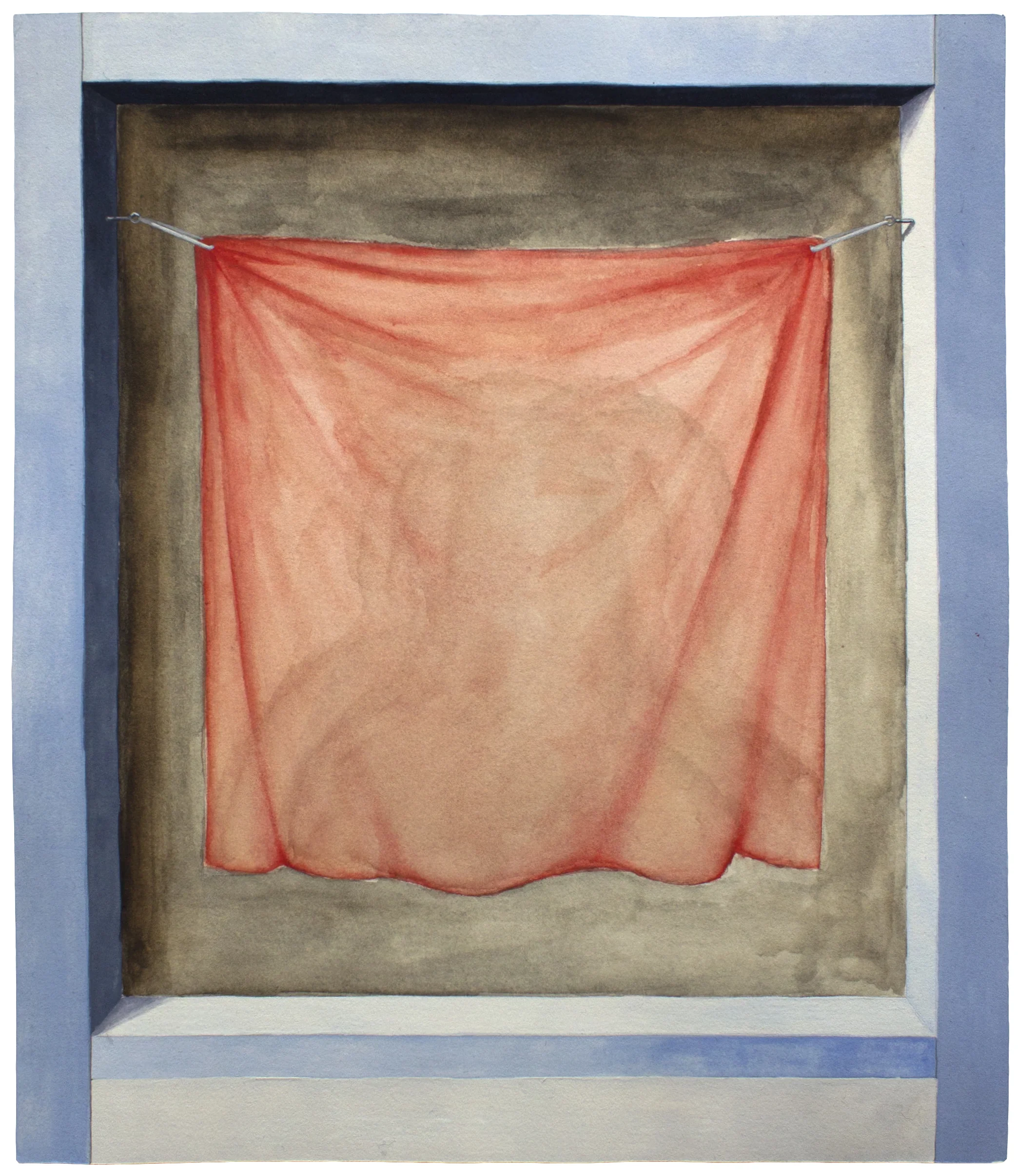 Threshold Study No. 4 2016 Watercolor and gouache on paper 10 x 8.5 in