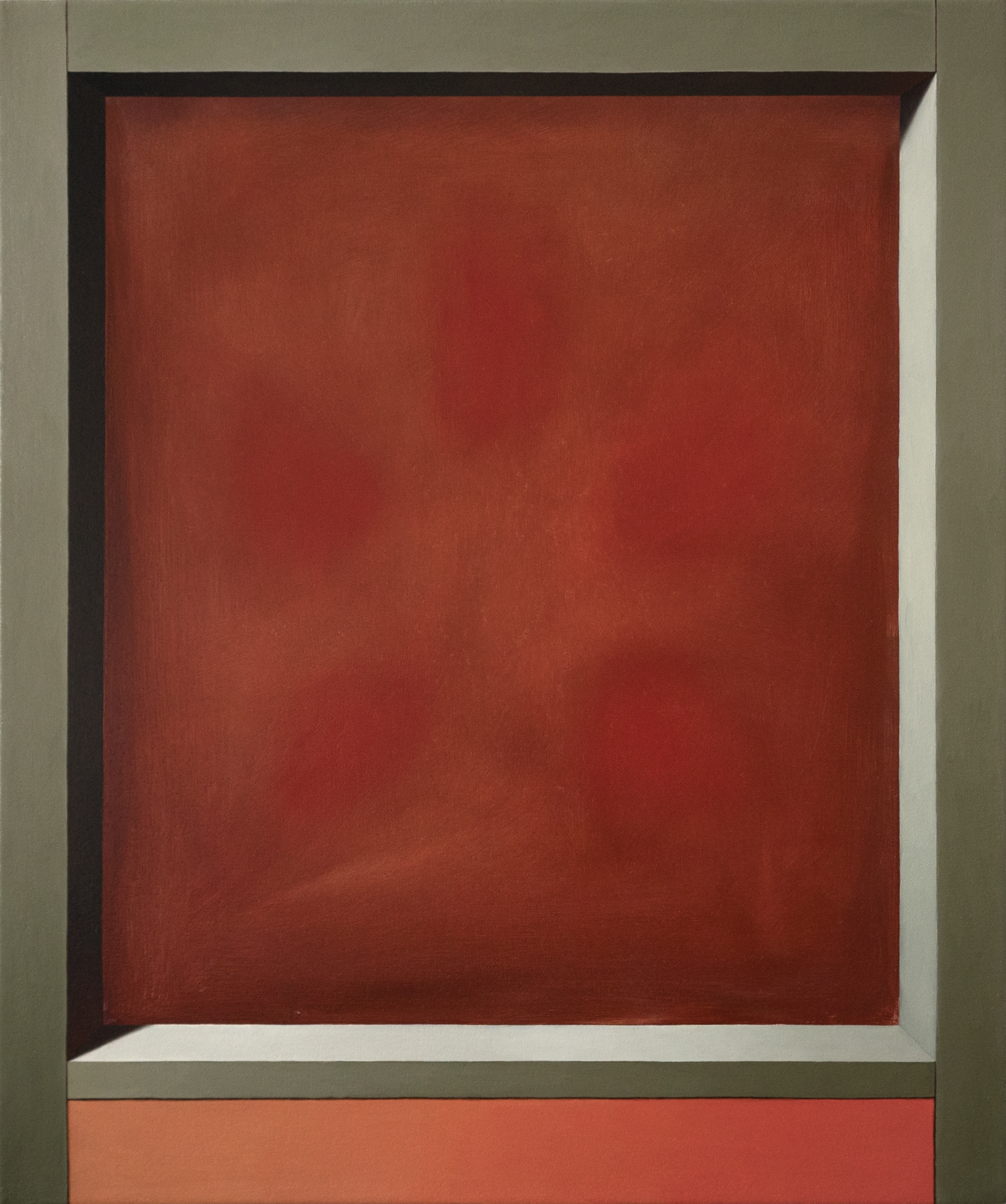   Exposed Interior (Passiflora)   2017  Oil on canvas  19 x 16 in 