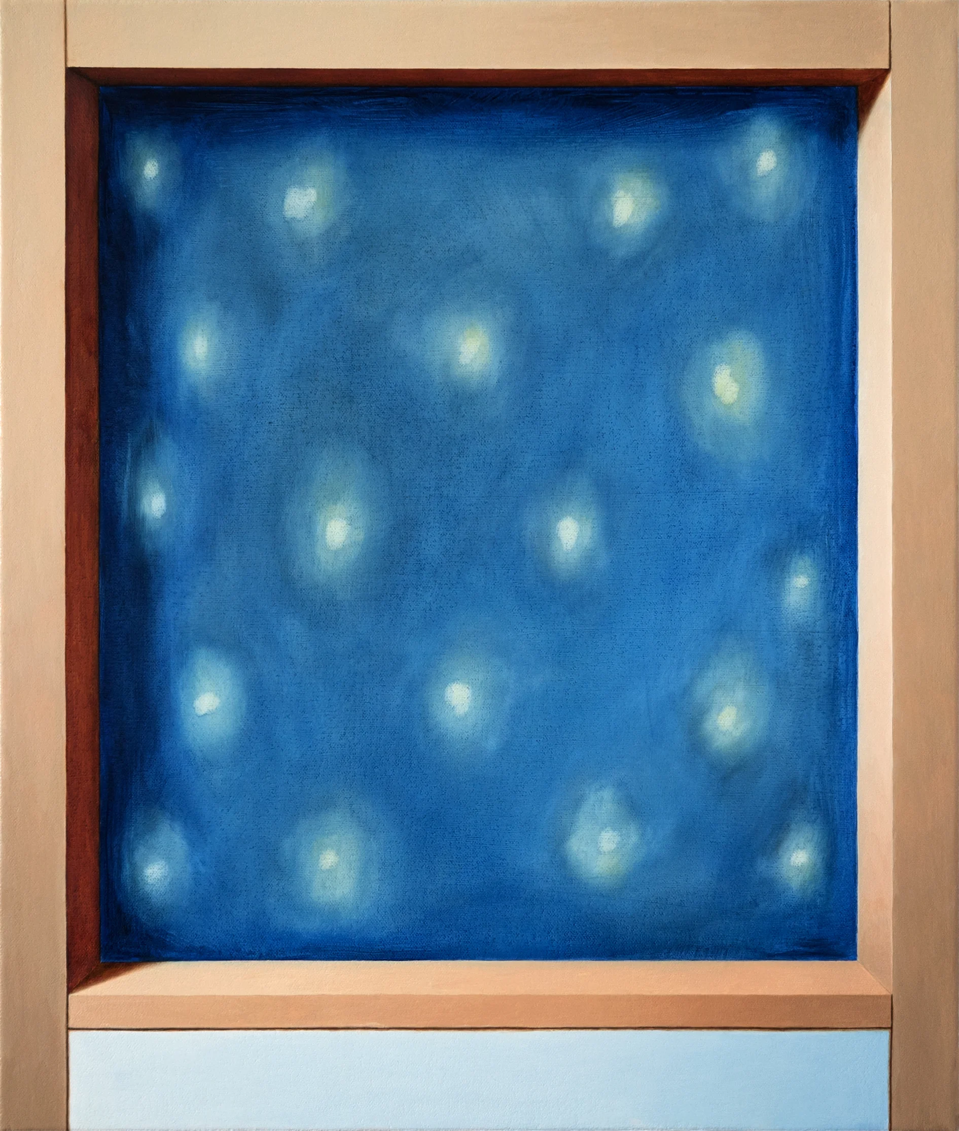 Exposed Interior (Vault) 2017 Oil on canvas 19 x 16 in
