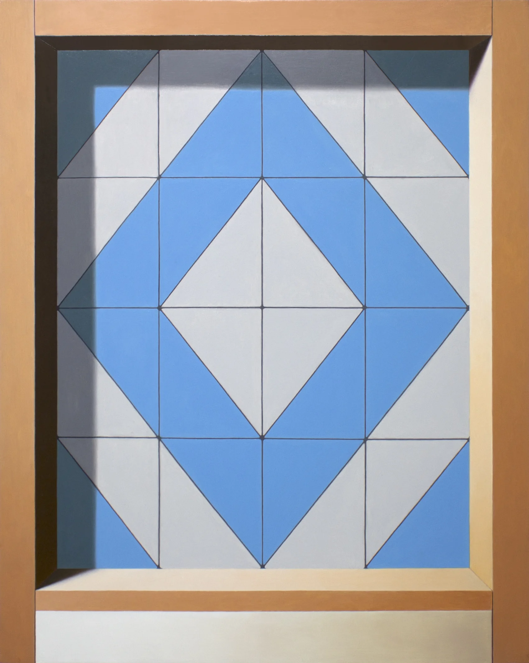 Threshold (Diamond) 2018 Oil on wood panel 20 x 16 in