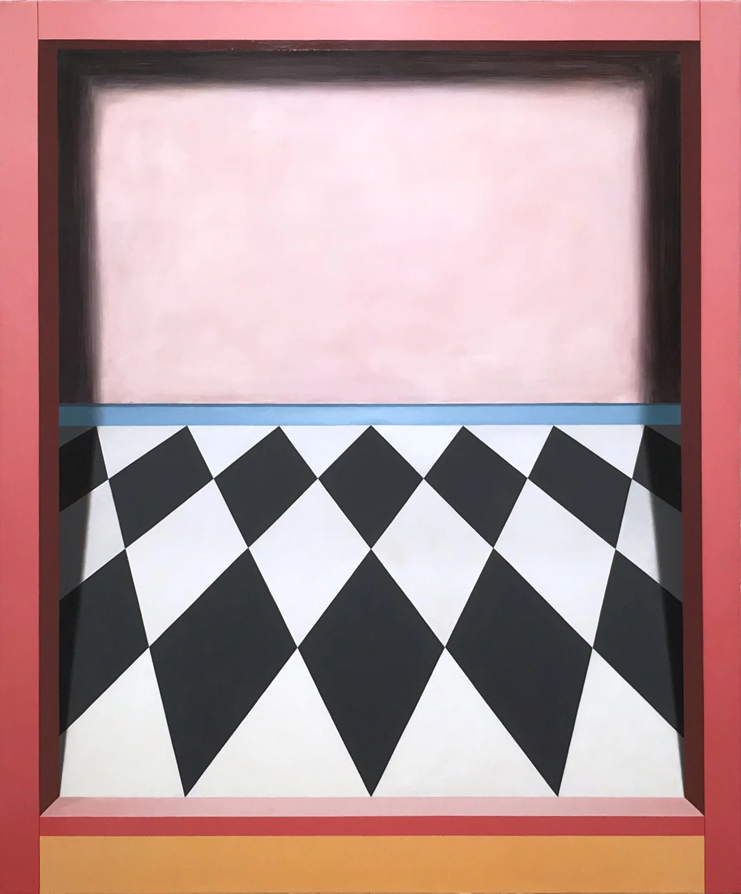 Threshold (Tilt) 2018 Oil on canvas 46 x 38 in