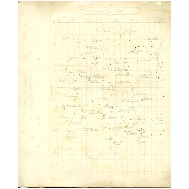   Navigational Sky Chart [unknown date]  (2013) 